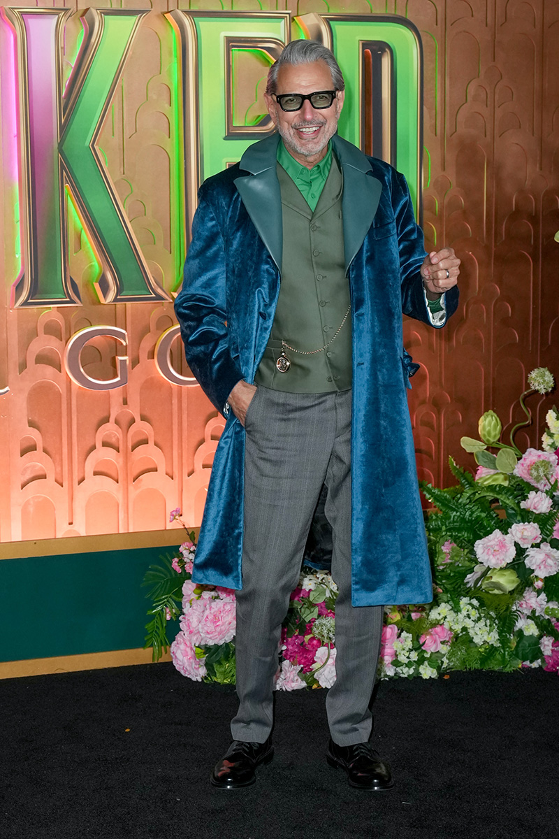 Jeff Goldblum in Prada at the