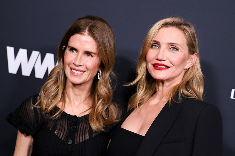 Gucci Westman and Cameron Diaz at the 2026 WWD Style Awards held at the Regent Santa Monica Beach on January 09, 2026 in Santa Monica, California.