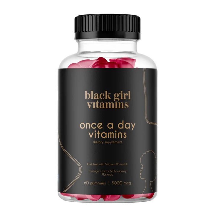Black Girl Vitamins Once a Day Vitamins
