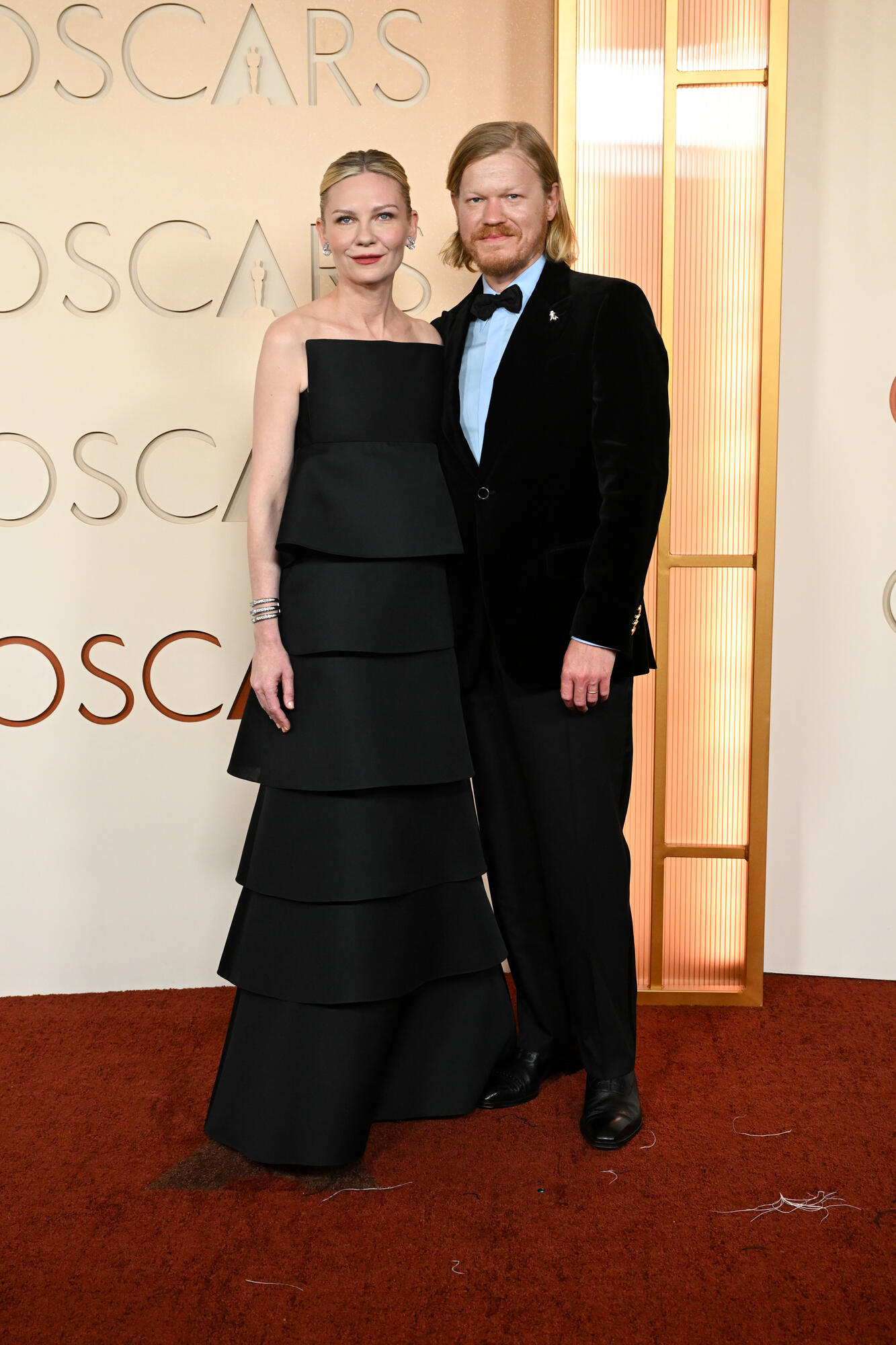 Kirsten Dunst and Jesse Plemons at the 98th Annual Oscars held at Dolby Theatre on March 15, 2026 in Hollywood, California.