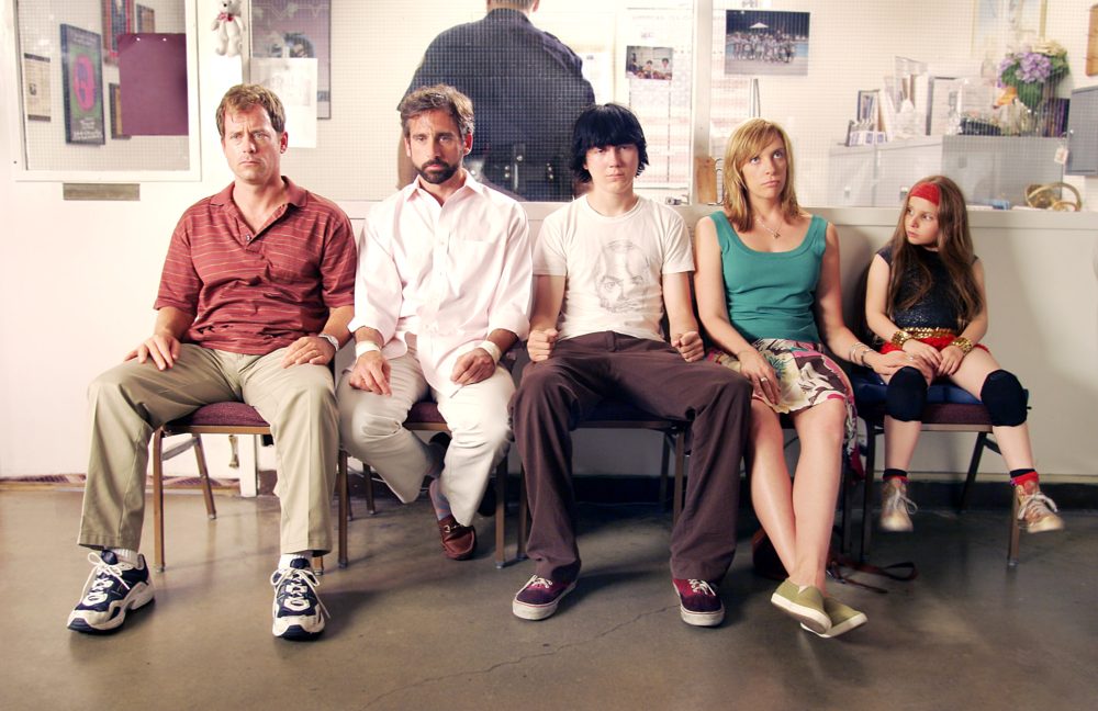 LITTLE MISS SUNSHINE, Greg Kinnear, Steve Carell, Paul Dano, Toni Colette, Abigail Breslin, 2006. ©Fox Searchlight/courtesy Everett Collection