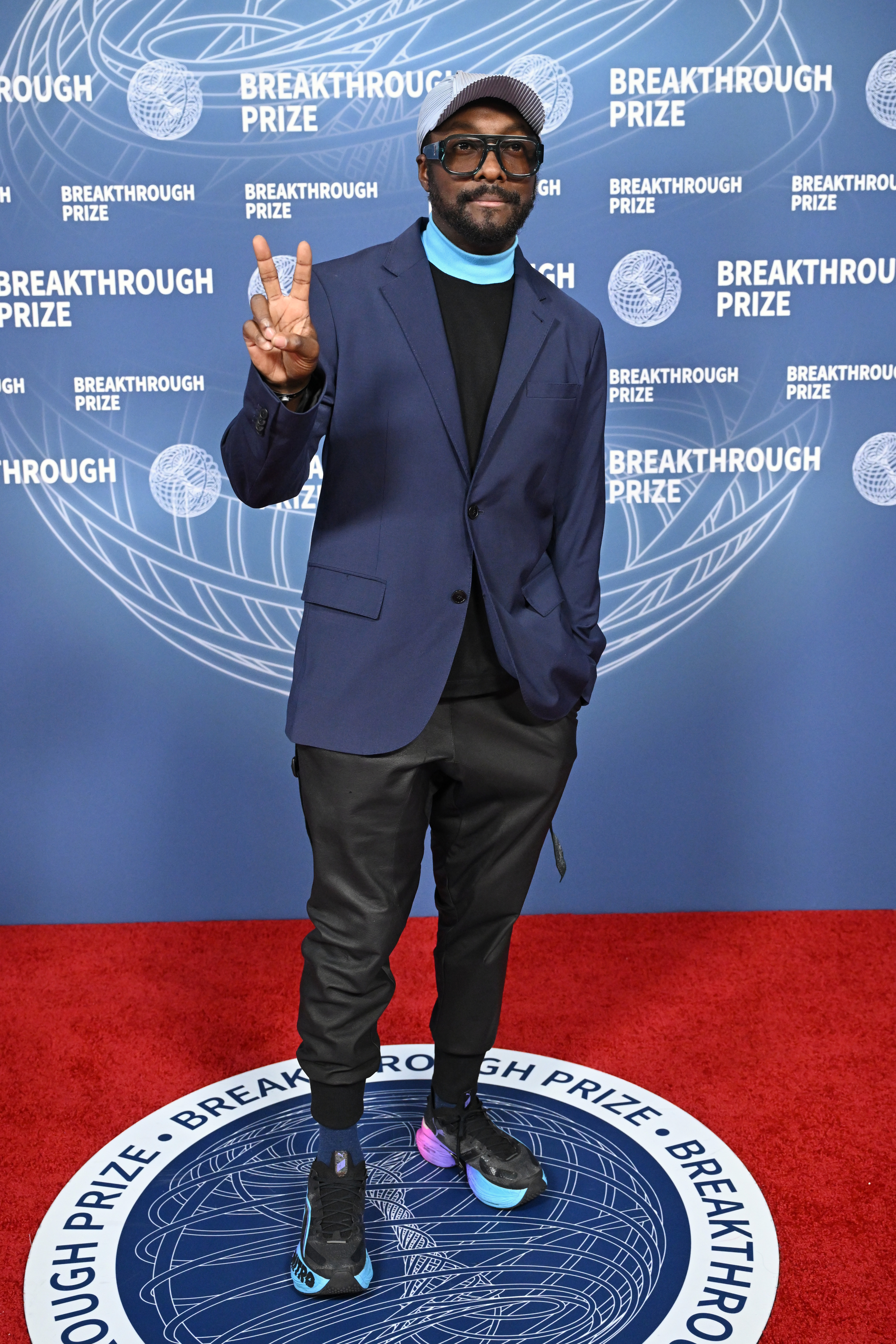 will.i.am at The 11th Breakthrough Prize Ceremony held at Barker Hanger on April 05, 2025 in Santa Monica, California.