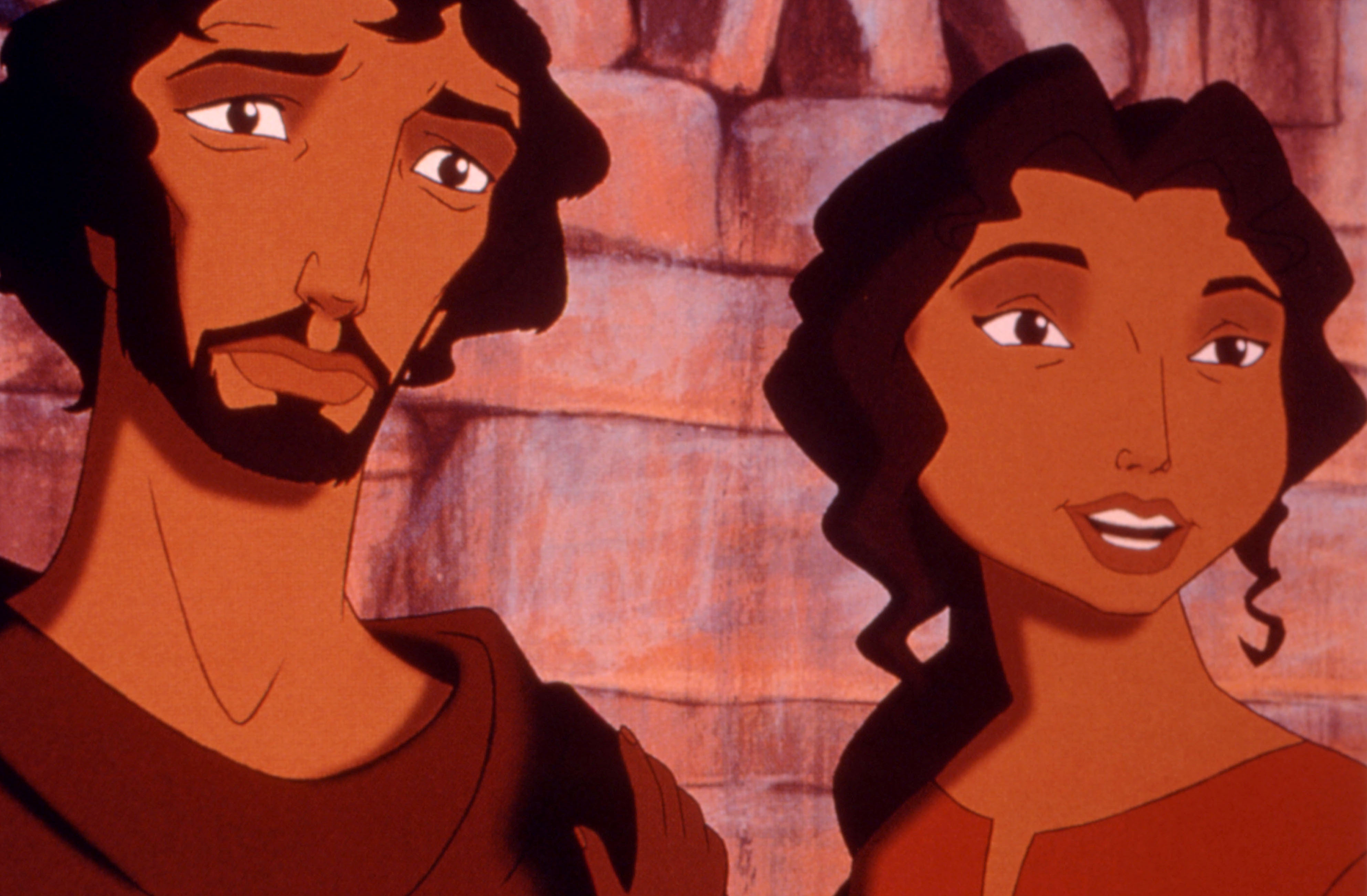 THE PRINCE OF EGYPT, Moses (left, voice: Val Kilmer), 1998. ©DreamWorks/courtesy Everett Collection