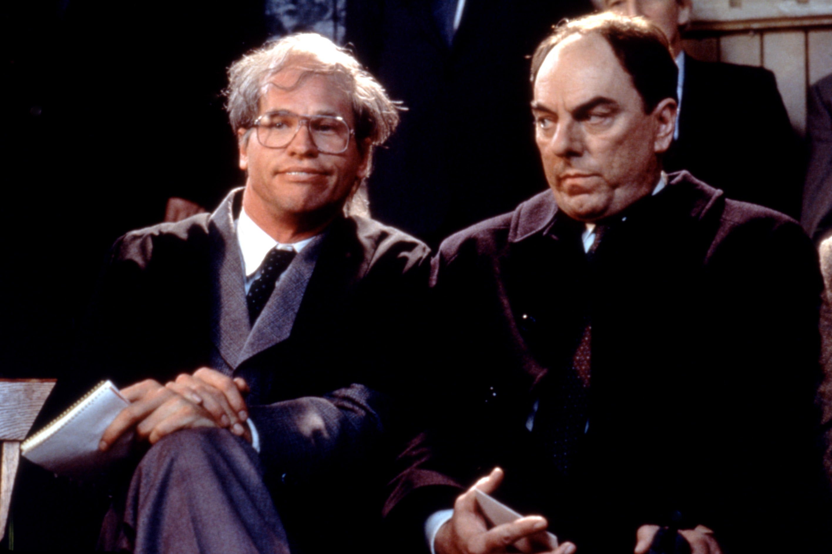 THE SAINT, Val Kilmer (left in disguise), 1997, (c)Paramount/courtesy Everett Collection