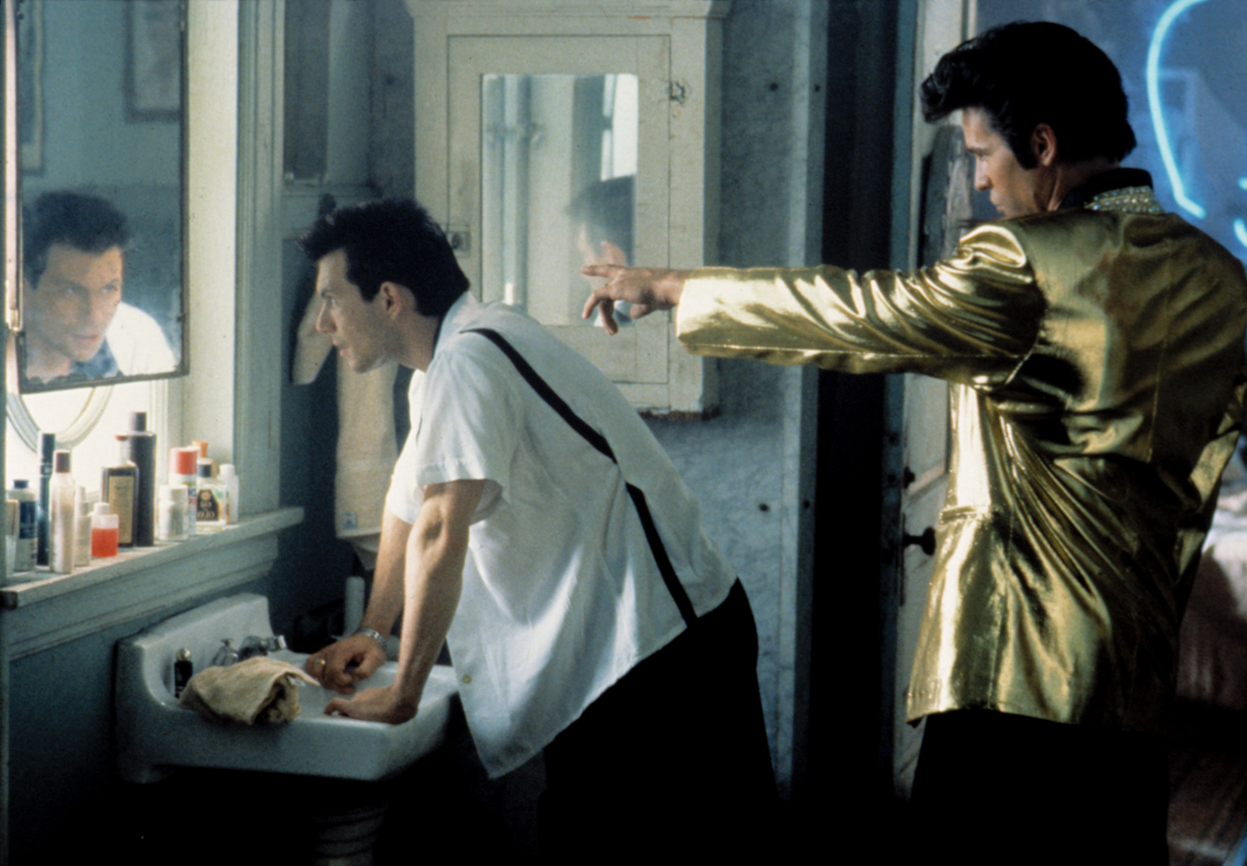 TRUE ROMANCE, Christian Slater, Val Kilmer, 1993