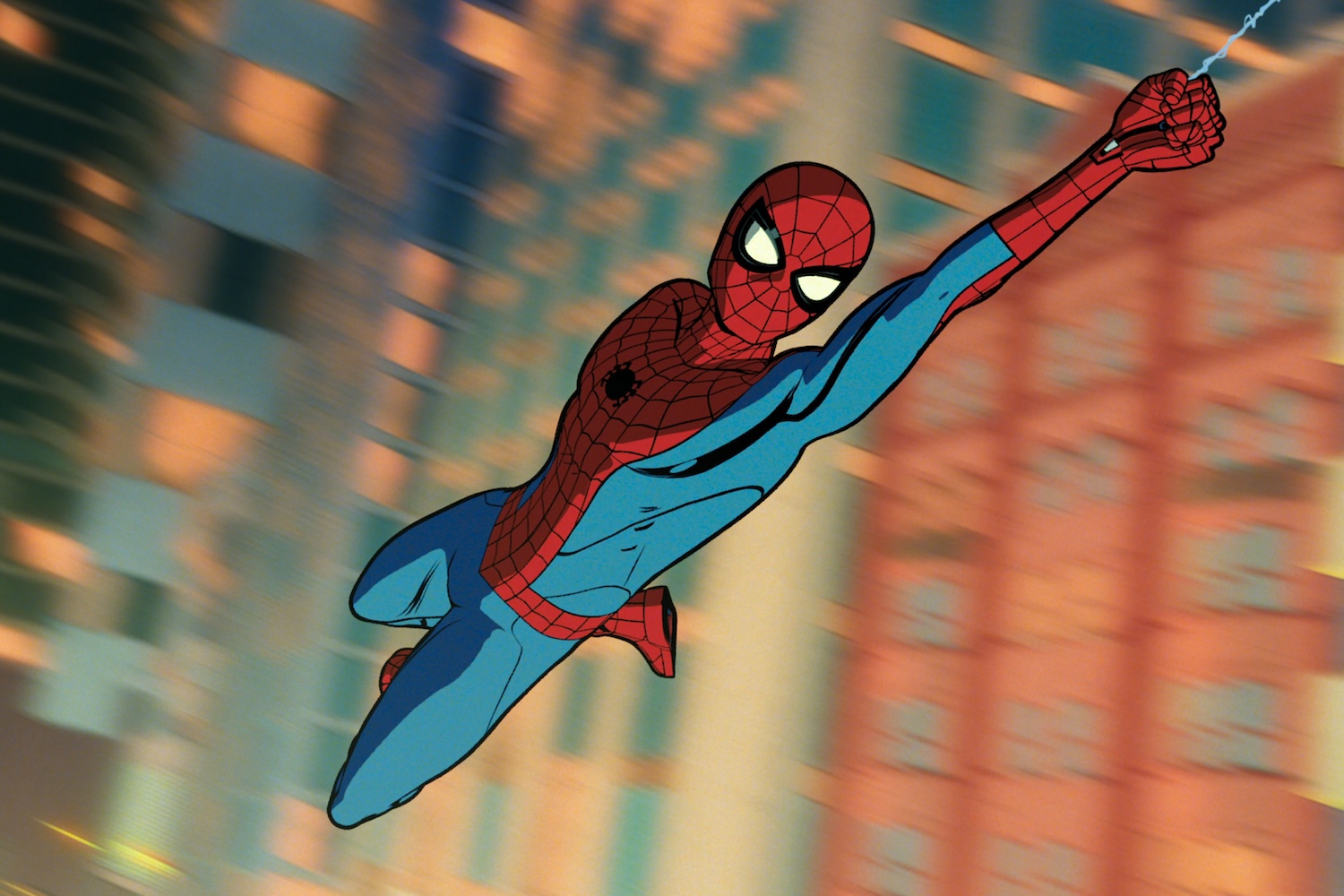 Peter Parker/Spider-Man (Hudson Thames) in Marvel Animation's YOUR FRIENDLY NEIGHBORHOOD SPIDER-MAN, exclusively on Disney+. Photo courtesy of Marvel Animation. © 2025 MARVEL. All Rights Reserved.