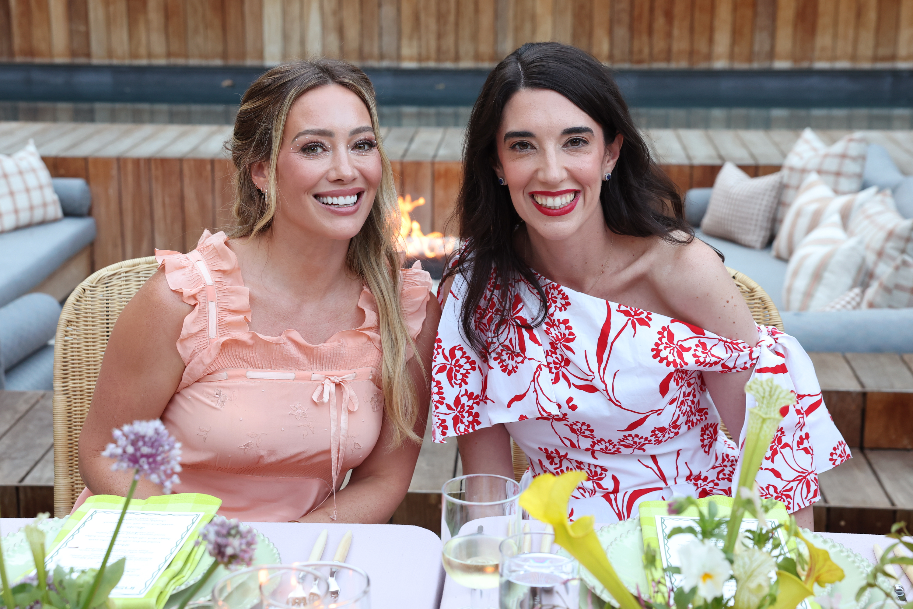 Hilary Duff and Sally Holmes