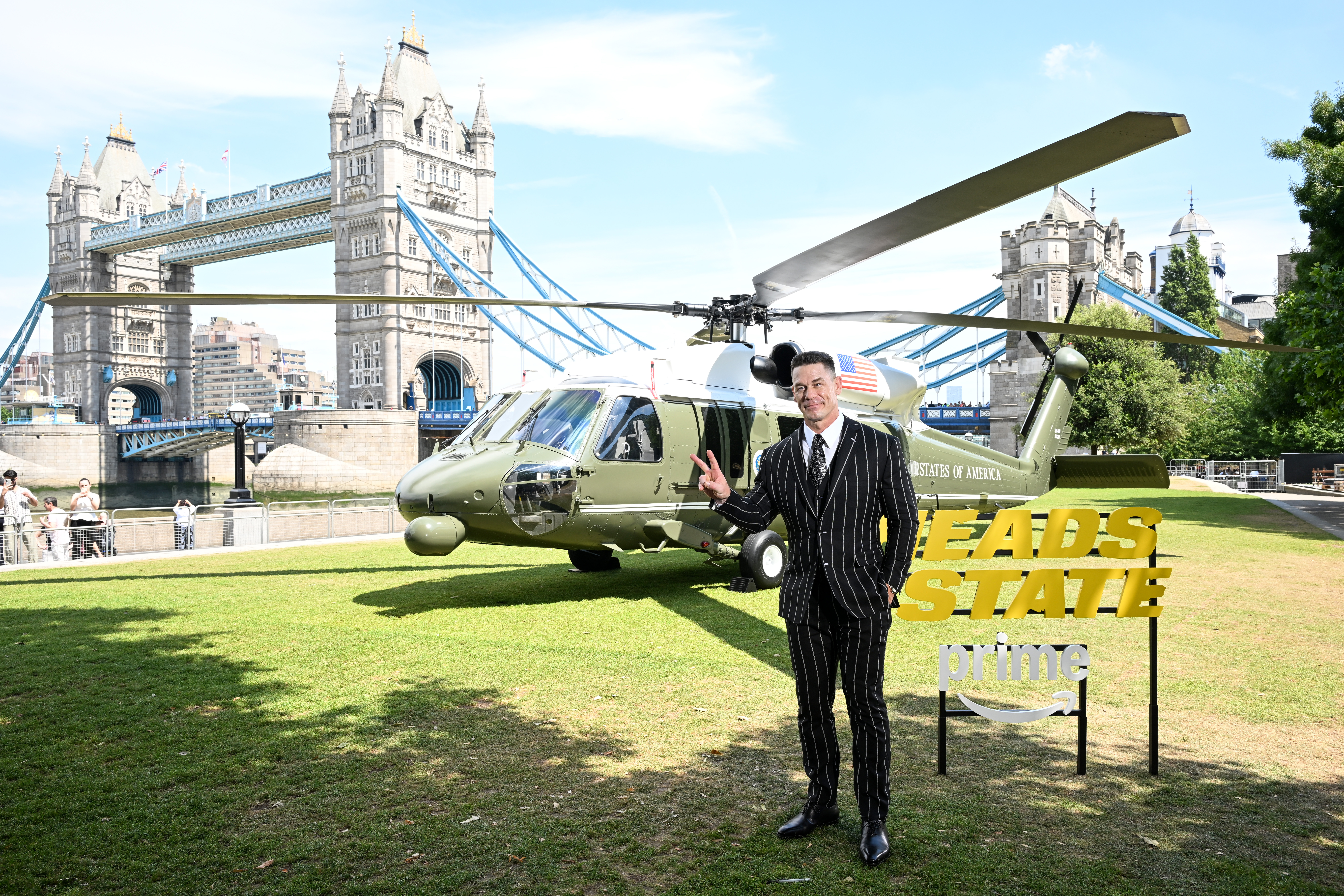 LONDON, ENGLAND - JULY 01: John Cena attends the photocall for "Heads Of State" at Potters Fields Park on July 01, 2025 in London, England. (Photo by Kate Green/Getty Images)