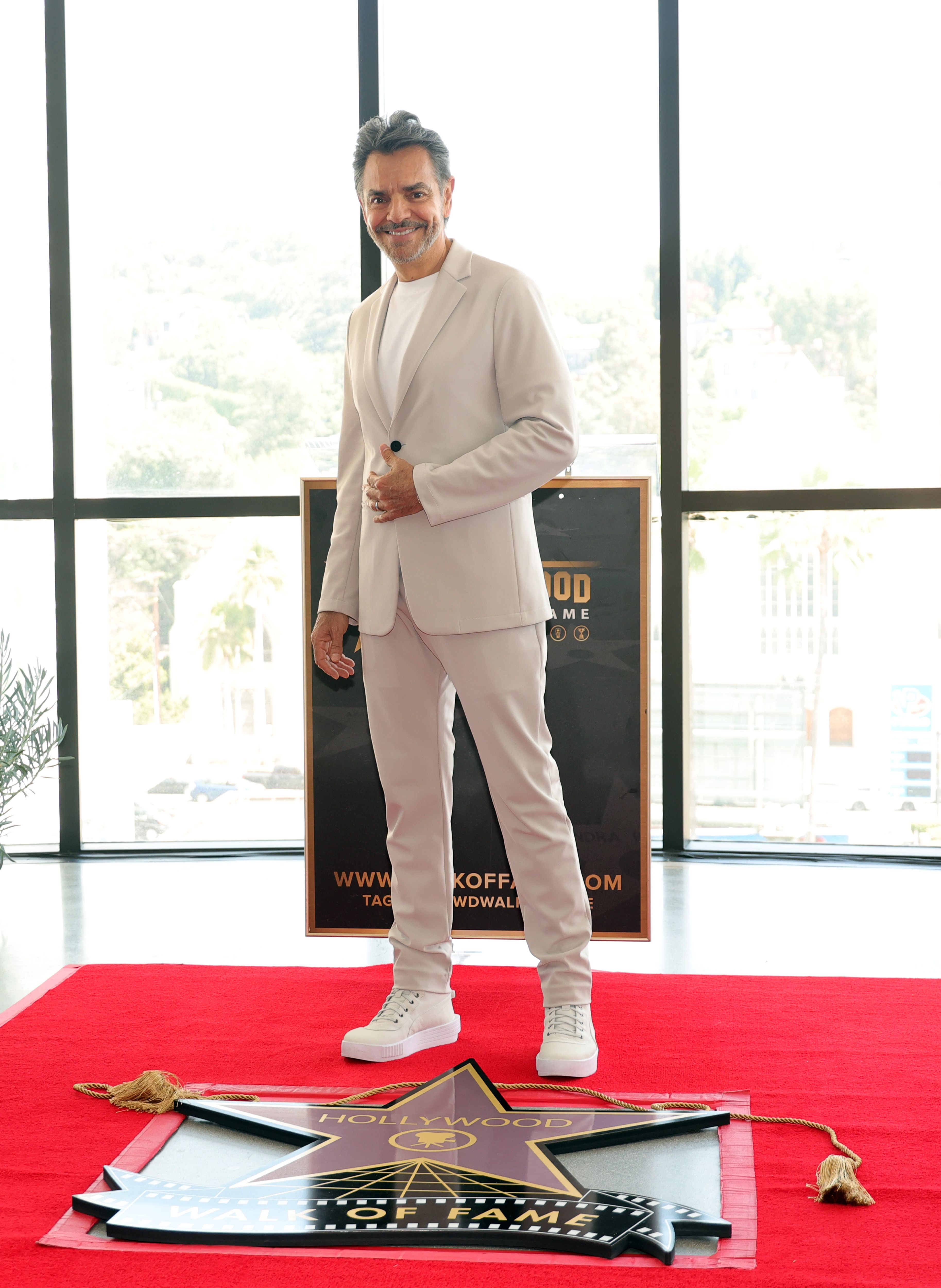 HOLLYWOOD, CALIFORNIA - JULY 02: Eugenio Derbez attends The Hollywood Walk Of Fame Class Of 2026 Announcement Press Conference at Ovation Hollywood on July 02, 2025 in Hollywood, California. (Photo by Kevin Winter/Getty Images)