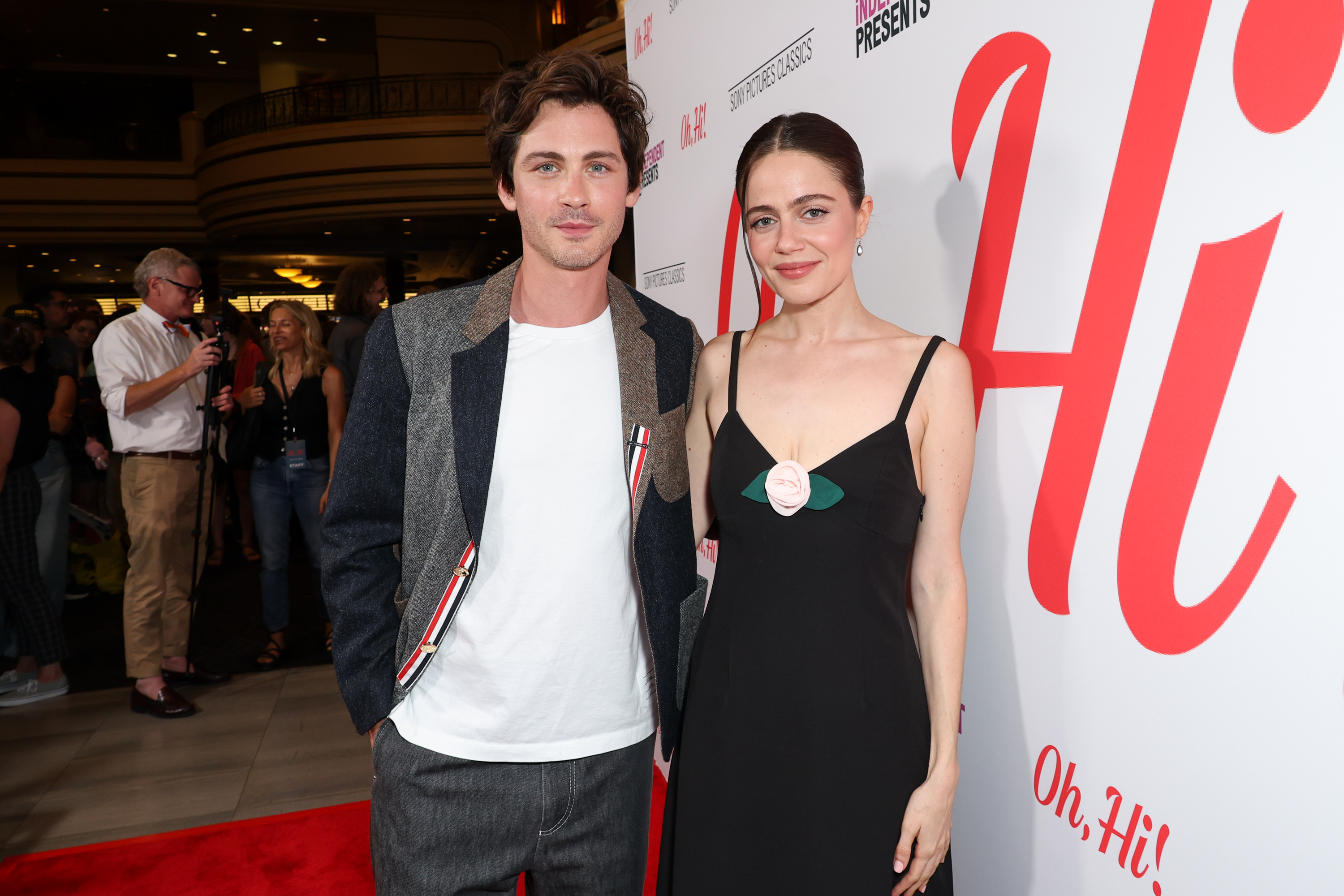 Logan Lerman, Molly Gordon at the "Oh, Hi!" Los Angeles Special Screening held at AMC The Grove on July 08, 2025 in Los Angeles, California. (Photo by JC Olivera/Variety via Getty Images)