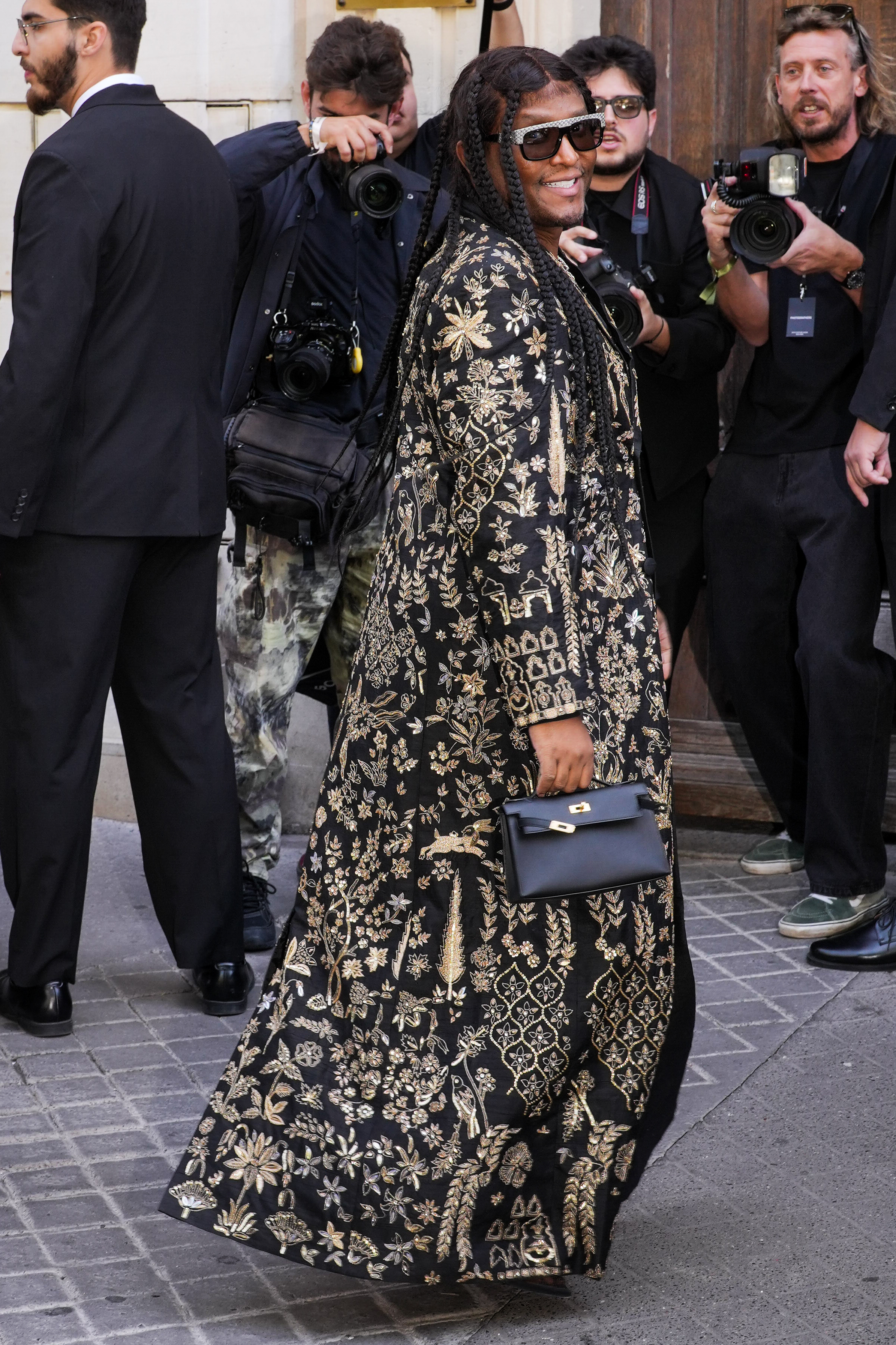 Law Roach at the Balenciaga show as part of Haute Couture Fall/Winter 2025 on July 09, 2025 in Paris, France. (Photo by Swan Gallet/WWD via Getty Images)