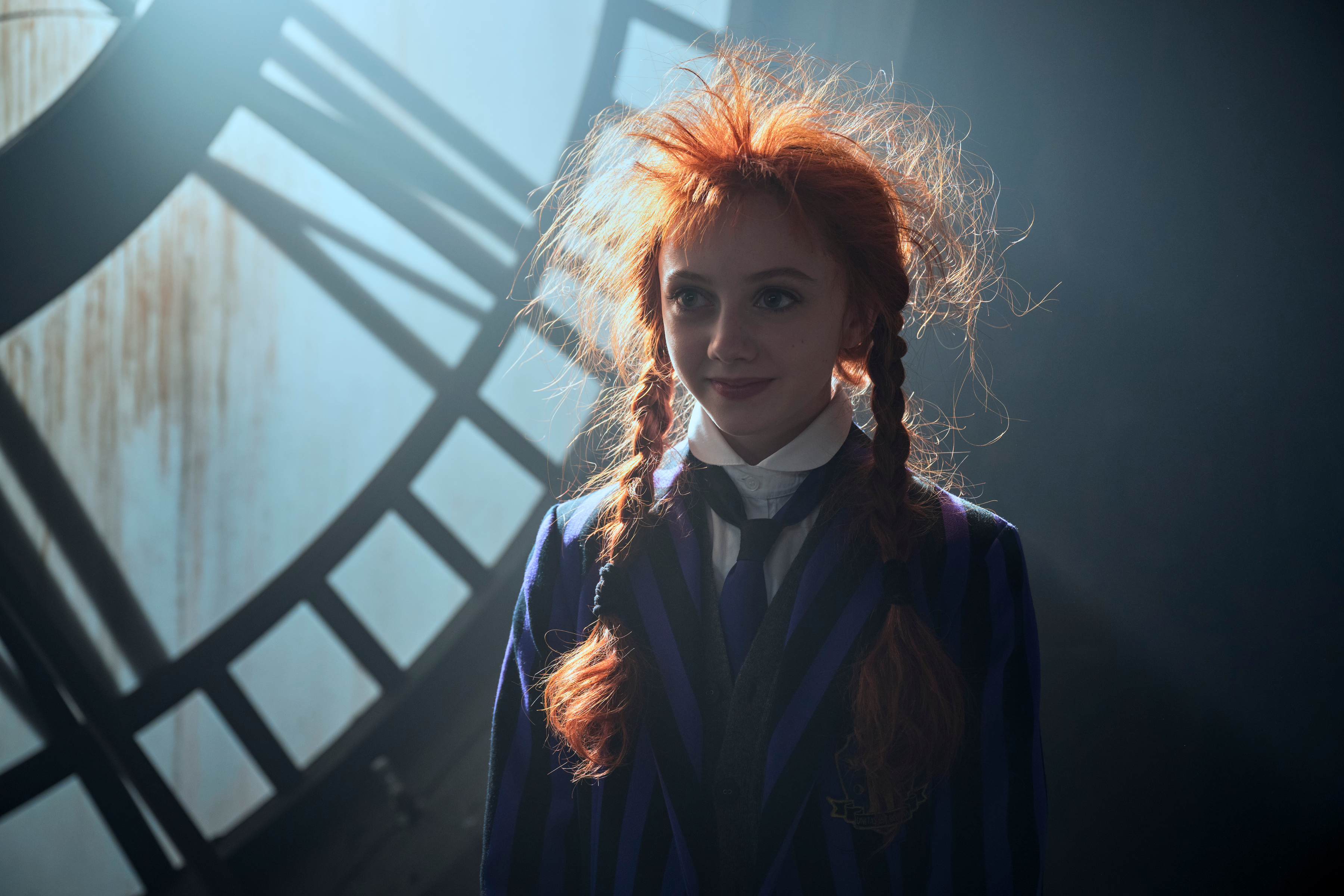 Wednesday. Evie Templeton as Agnes DeMille in episode 204 of Wednesday. Cr. Helen Sloan/Netflix © 2025