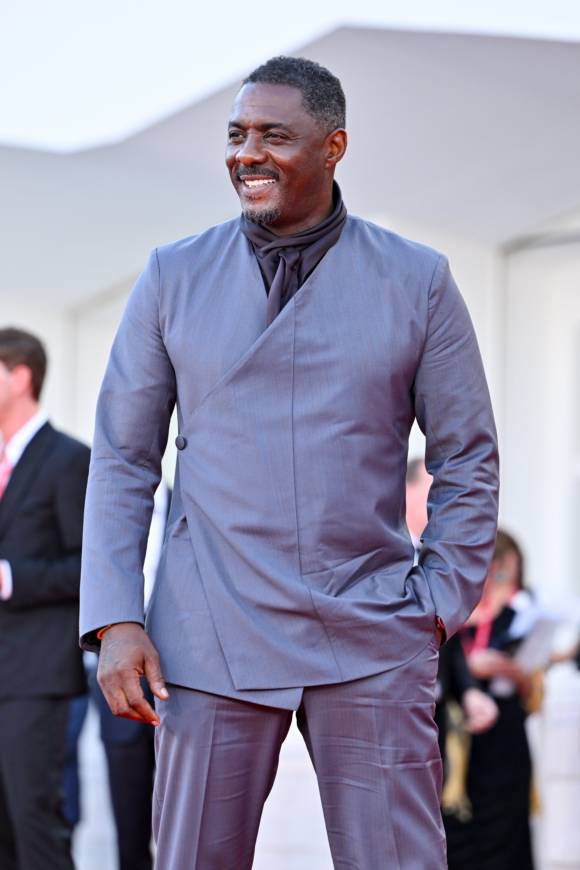 Idris Elba at the "A House Of Dynamite" red carpet at The 82nd Venice International Film Festival on September 02, 2025 in Venice, Italy. (Photo by Earl Gibson III/Deadline via Getty Images)