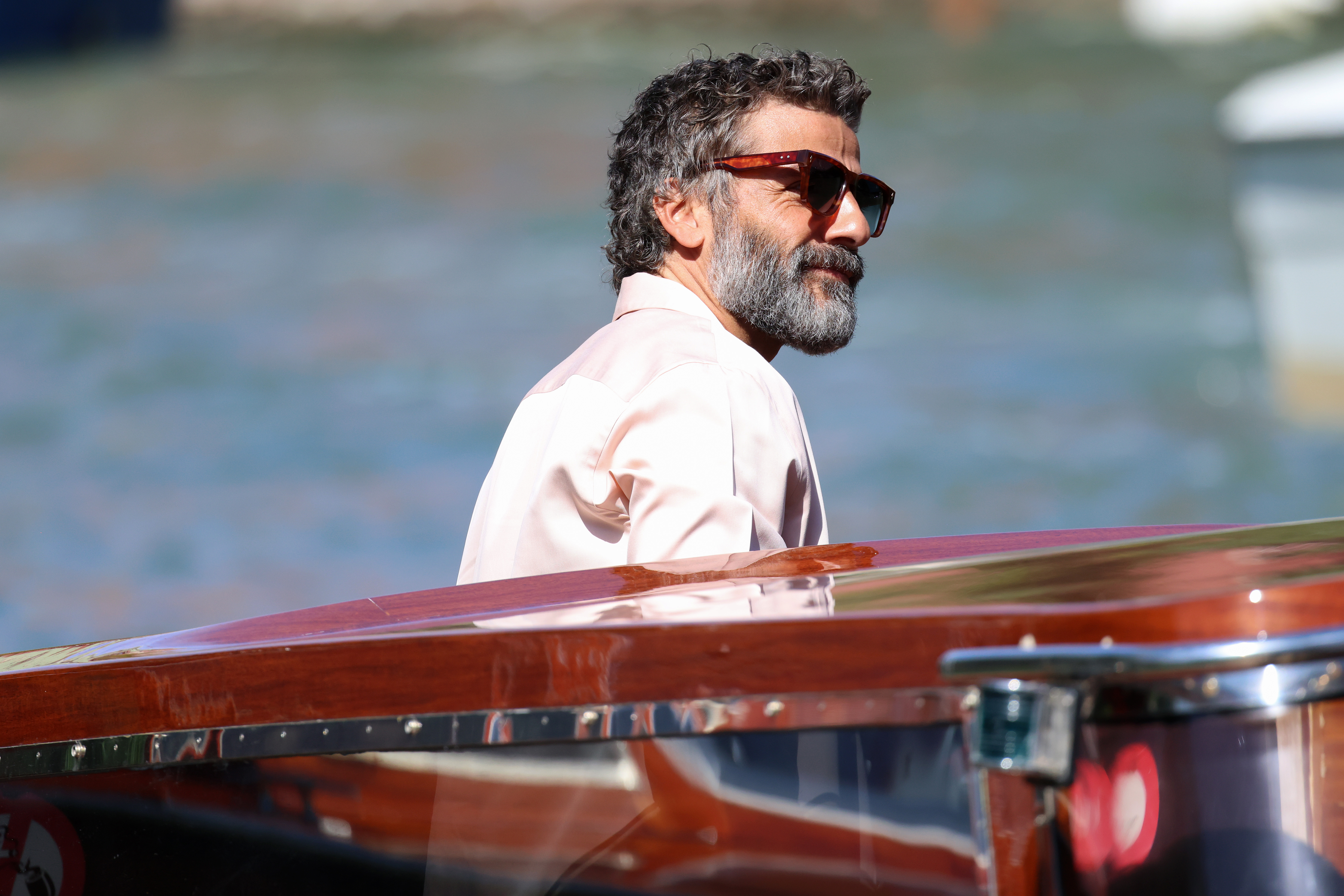 VENICE, ITALY - SEPTEMBER 03: Oscar Isaac arrives at Hotel Excelsior during the 82nd Venice International Film Festival on September 03, 2025 in Venice, Italy. (Photo by Pascal Le Segretain/Getty Images)