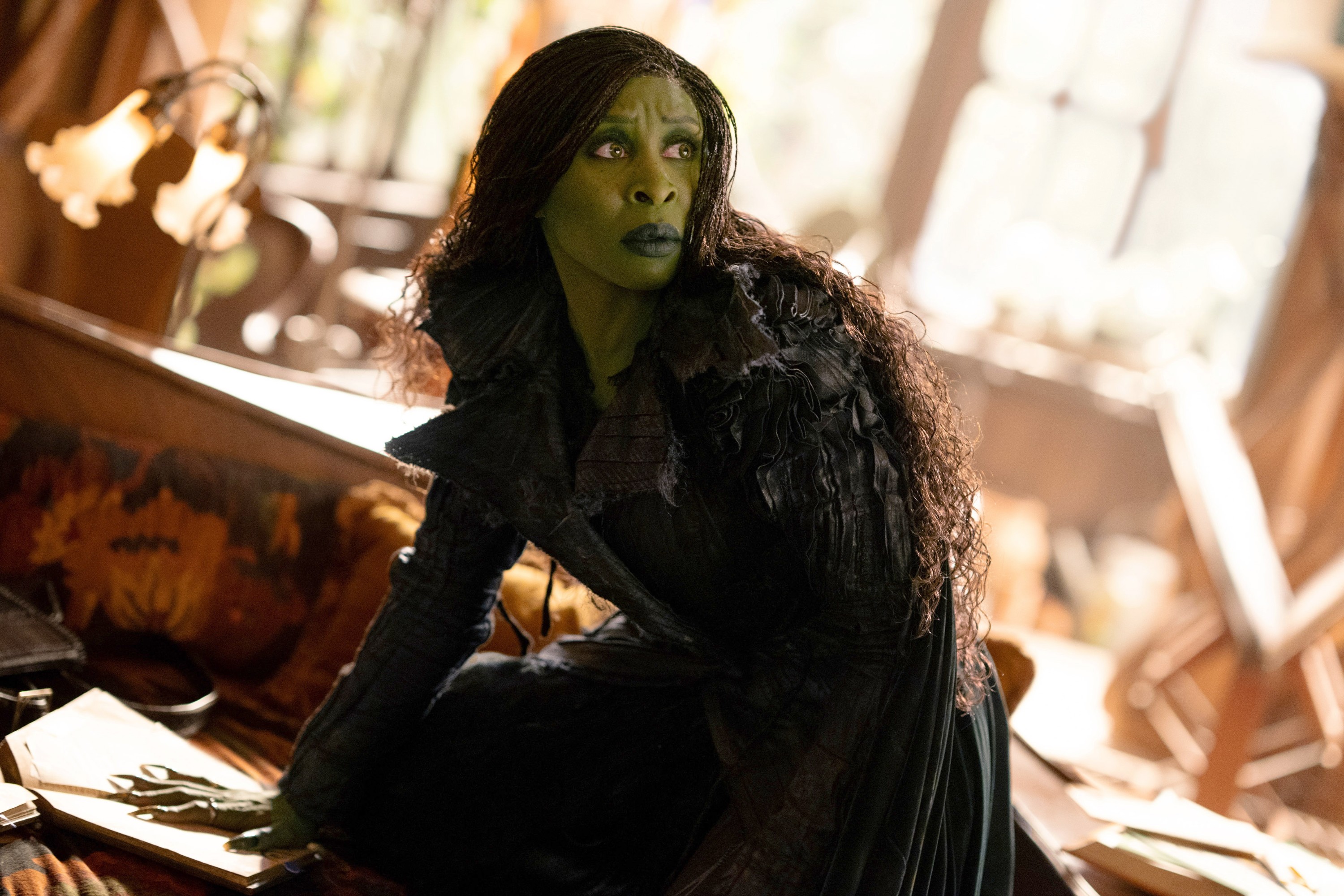 WICKED: FOR GOOD, (aka WICKED: ACT II, aka WICKED: PART TWO), Cynthia Erivo as Elphaba, 2025. ph: Giles Keyte / © Universal Pictures / Courtesy Everett Collection