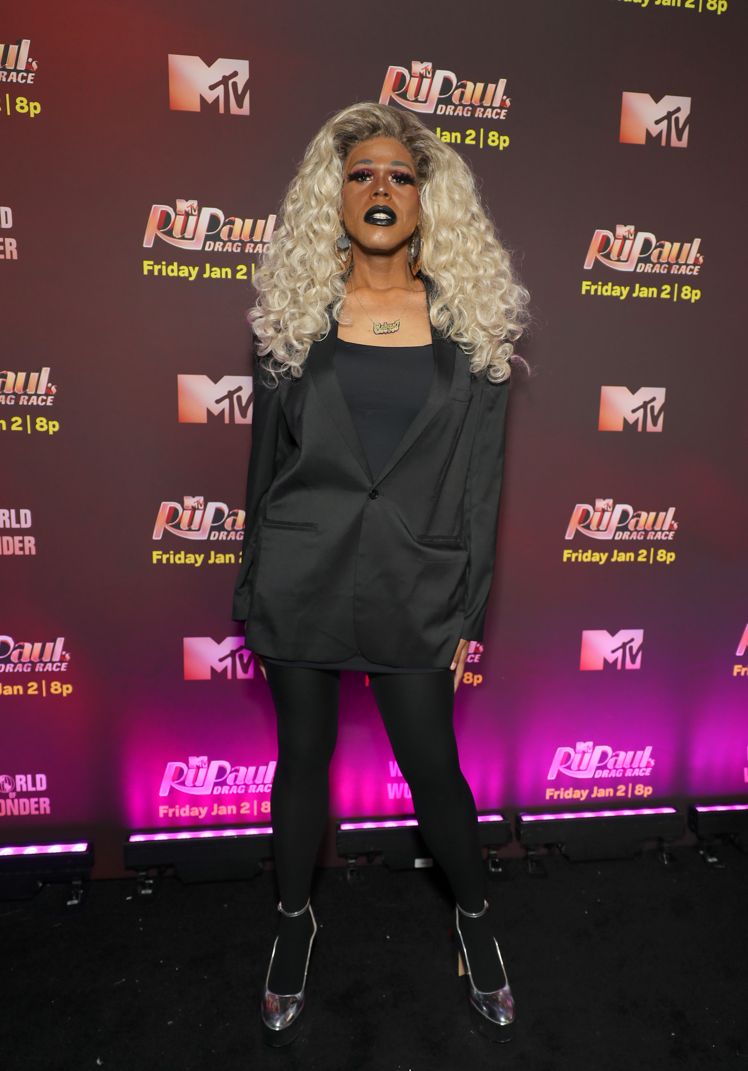 NEW YORK, NEW YORK - DECEMBER 09: Robyn Banks attends RuPaul's Drag Race S18 Premiere Event at Aqua New York on December 09, 2025 in New York City. (Photo by Santiago Felipe/Getty Images for MTV)