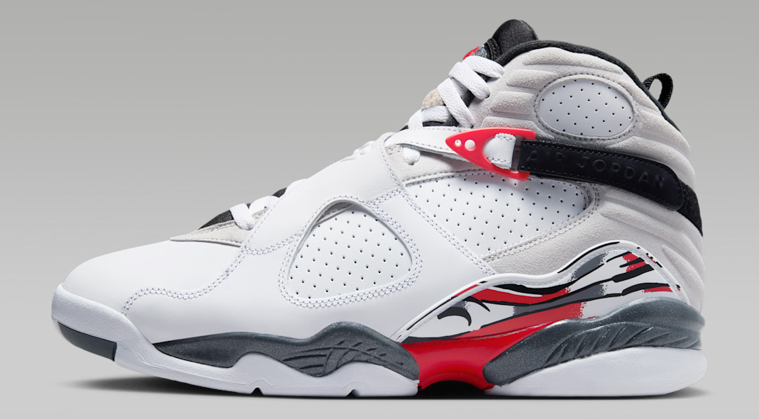 How to buy Nike Air Jordan 8 Retro 'White and True Red' Sneakers online