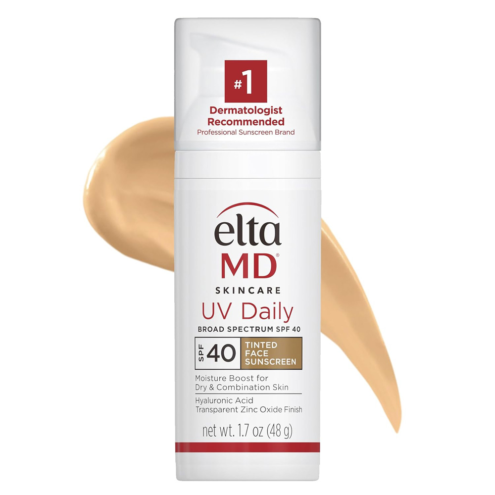 white and red tube of face sunscreen