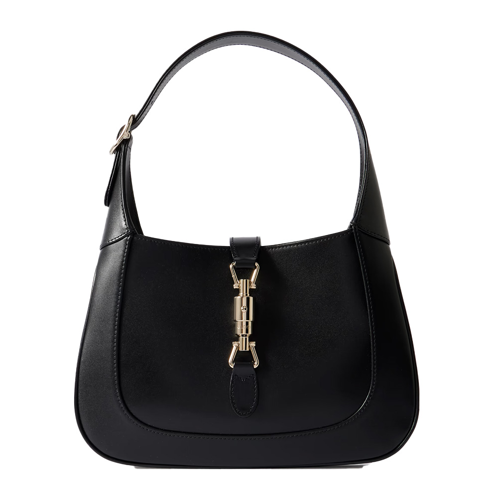 black designer shoulder bag