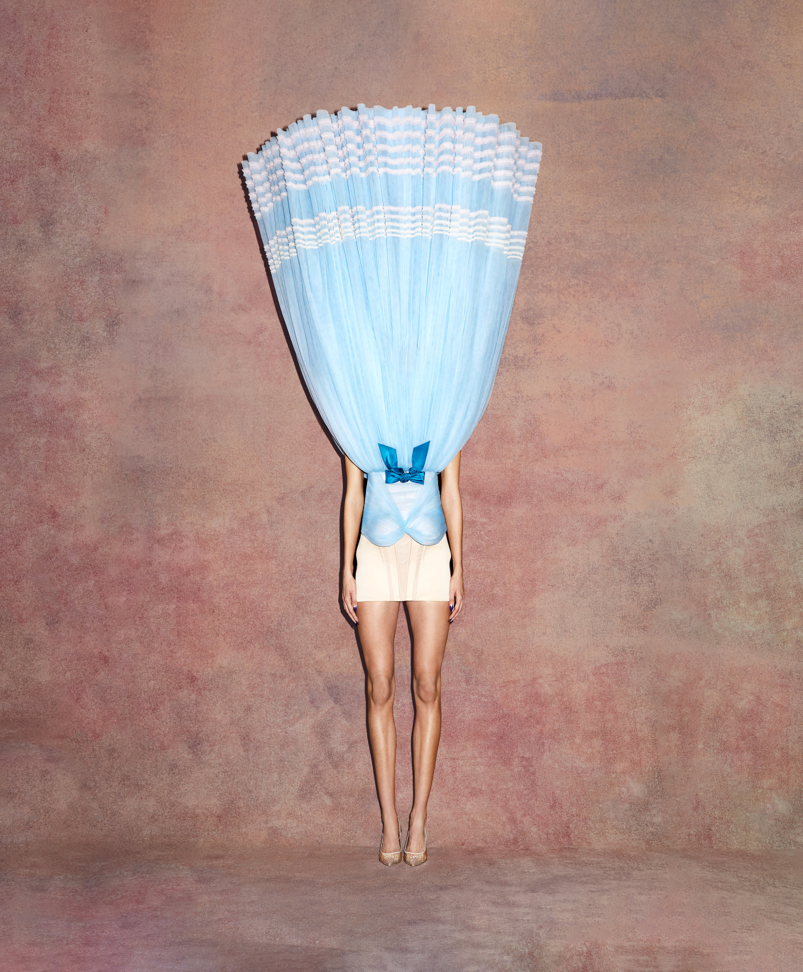 Late Stage Capitalism Waltz Haute Couture, spring/summer 2023, Viktor&Rolf Modeled by Eva Bus. Photographed by Marijke Aerden