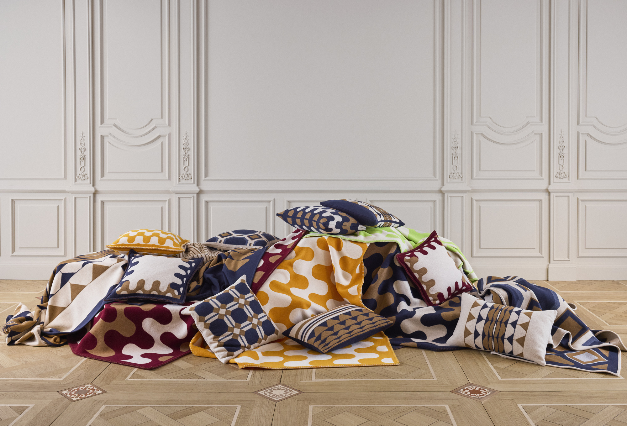 Cashmere and wool throws by TARA BERNERD in collaboration with Frette