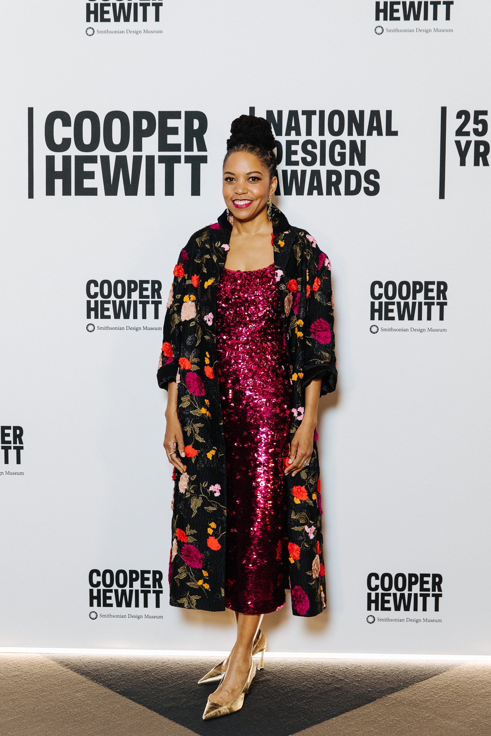 Little Wing Lee receives the National Design Award for Interior Design at the 2025 National Design Awards event, April 3, 2025. Photo: Nikola Bradonjic