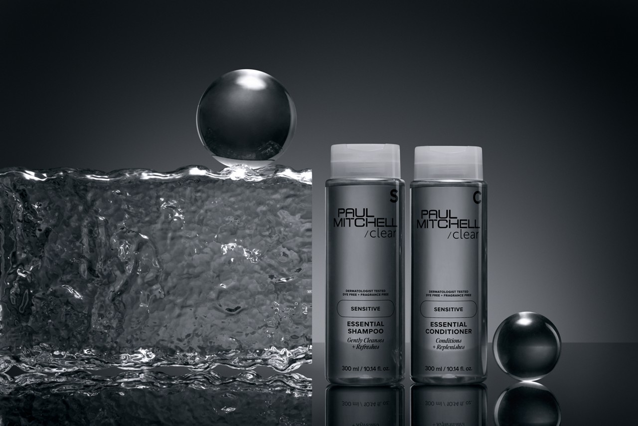 The Paul Mitchell Clear Essential Shampoo and Conditioner, formulated with eight and nine ingredients, respectively.