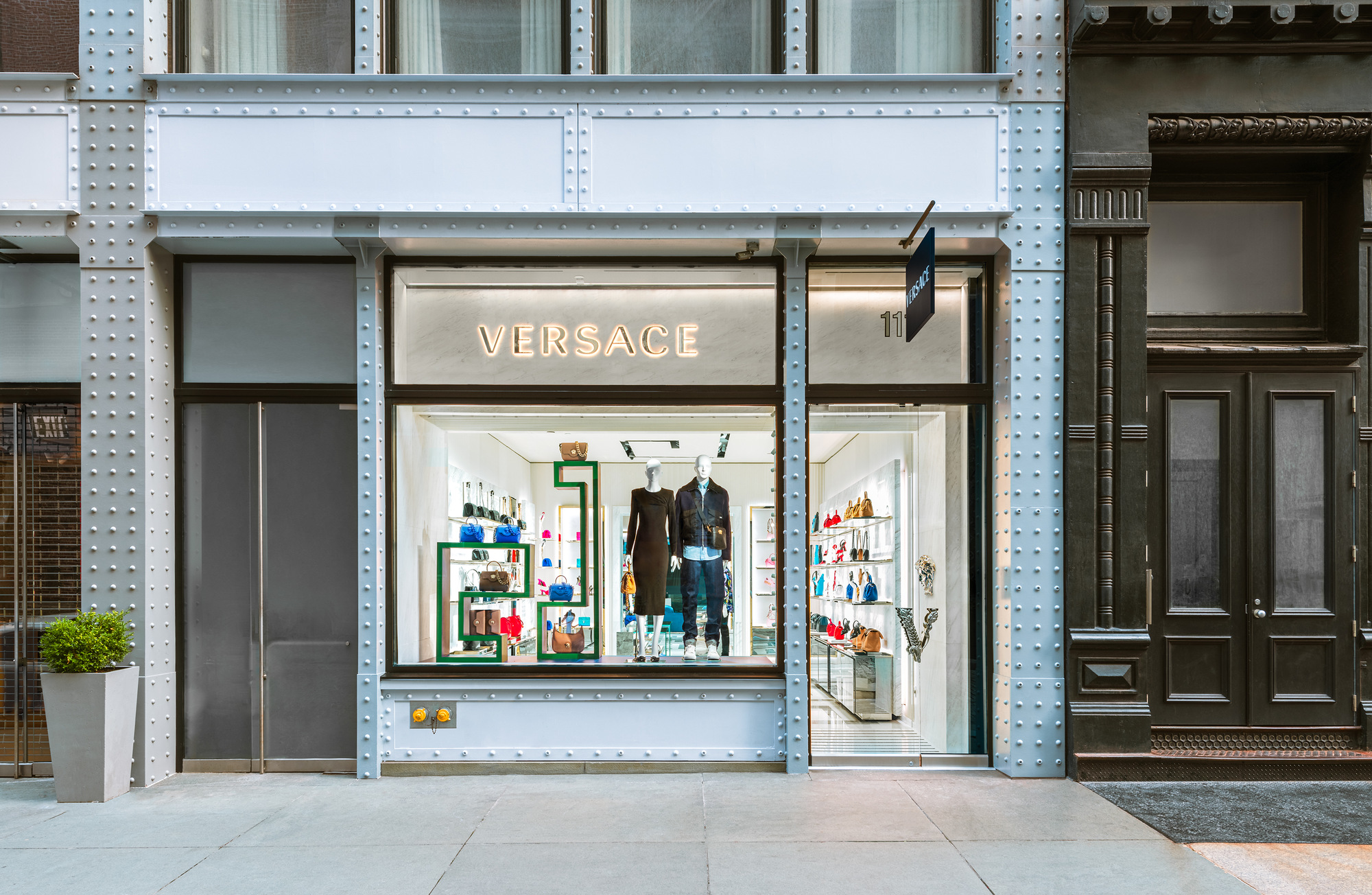 Versace's store in SoHo.