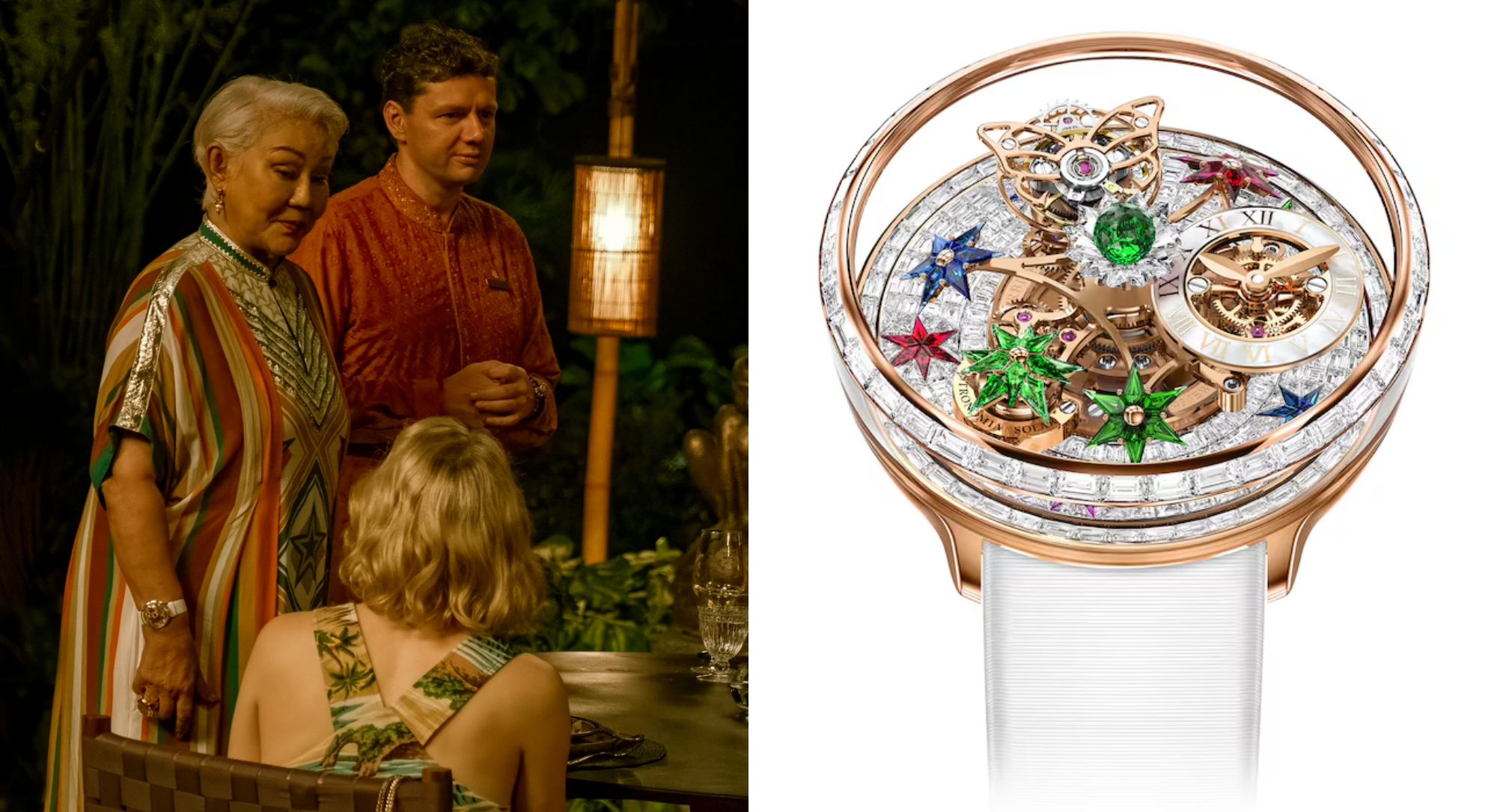White Lotus, Season 3, Watches, jacob and co,