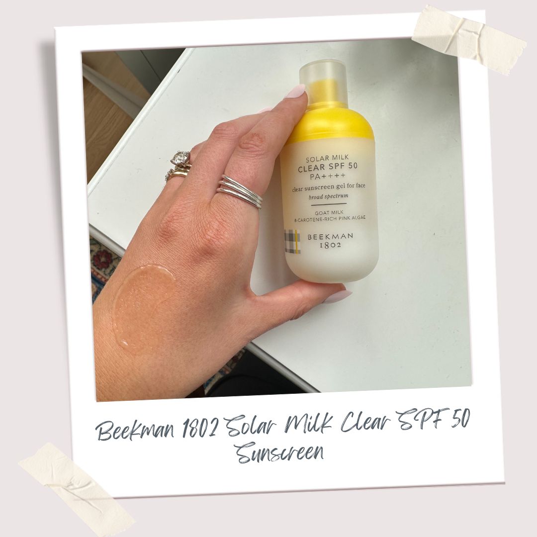 WWD editors test Beekman 1802's face sunscreen