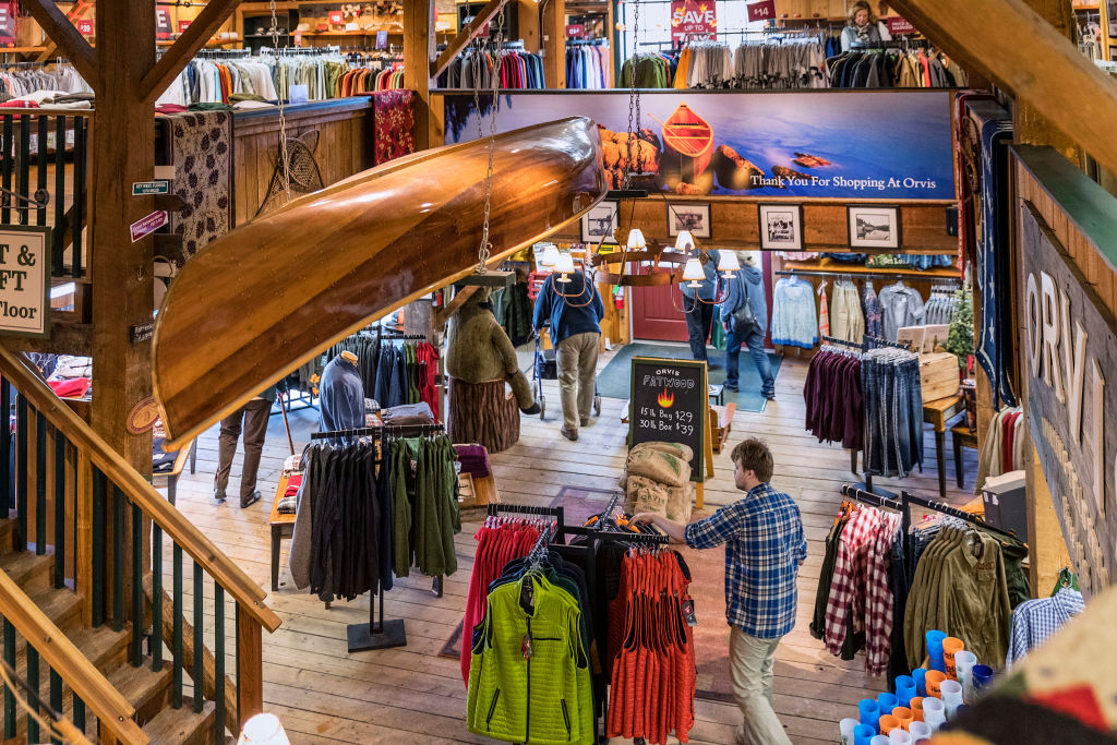 MANCHESTER, VERMONT, UNITED STATES - 2018/10/12: The Orvis flagship store. (Photo by John Greim/LightRocket via Getty Images)