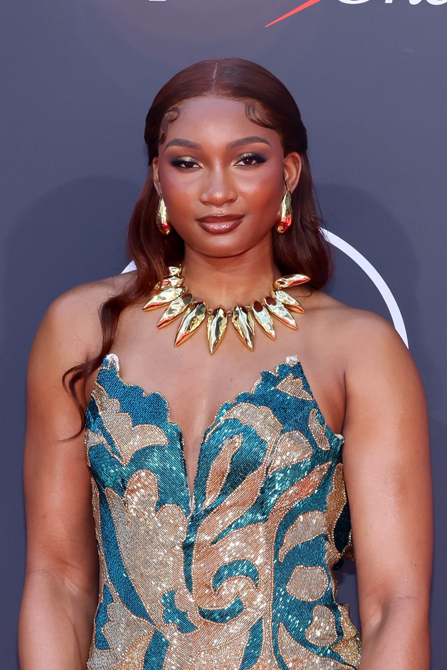 HOLLYWOOD, CALIFORNIA - JULY 16: Kiki Iriafen attends the 2025 ESPY Awards at Dolby Theatre on July 16, 2025 in Hollywood, California. (Photo by Amy Sussman/Getty Images)