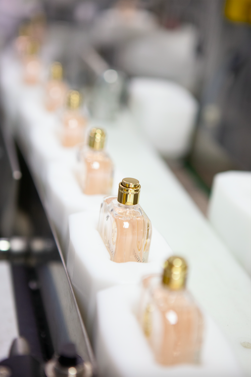 ICR's filling and packing department for alcohol-based fragrances.