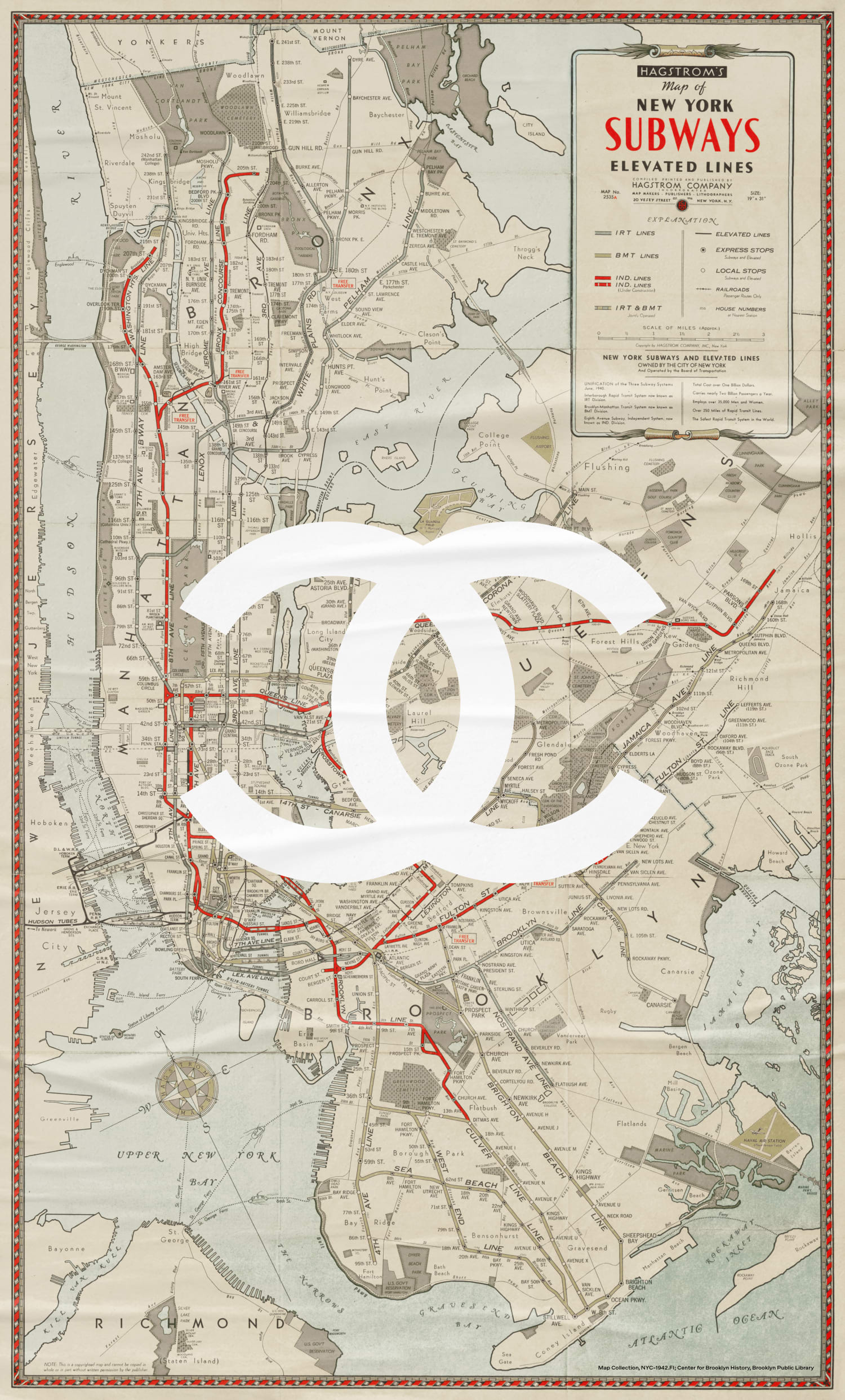 A teaser for Chanel's Métiers d'Art show in New York City