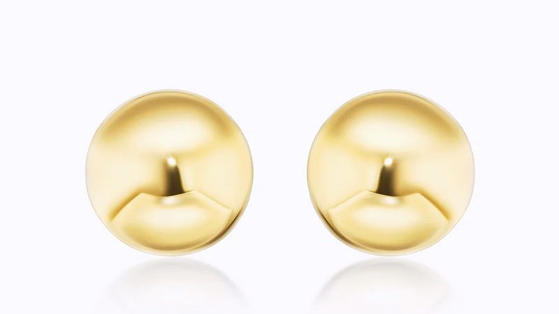 Briony Raymond Jumbo Sloan Dome earrings