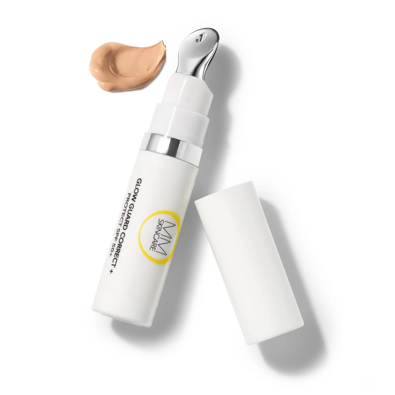 MM Skin care SPF eye cream with swatch