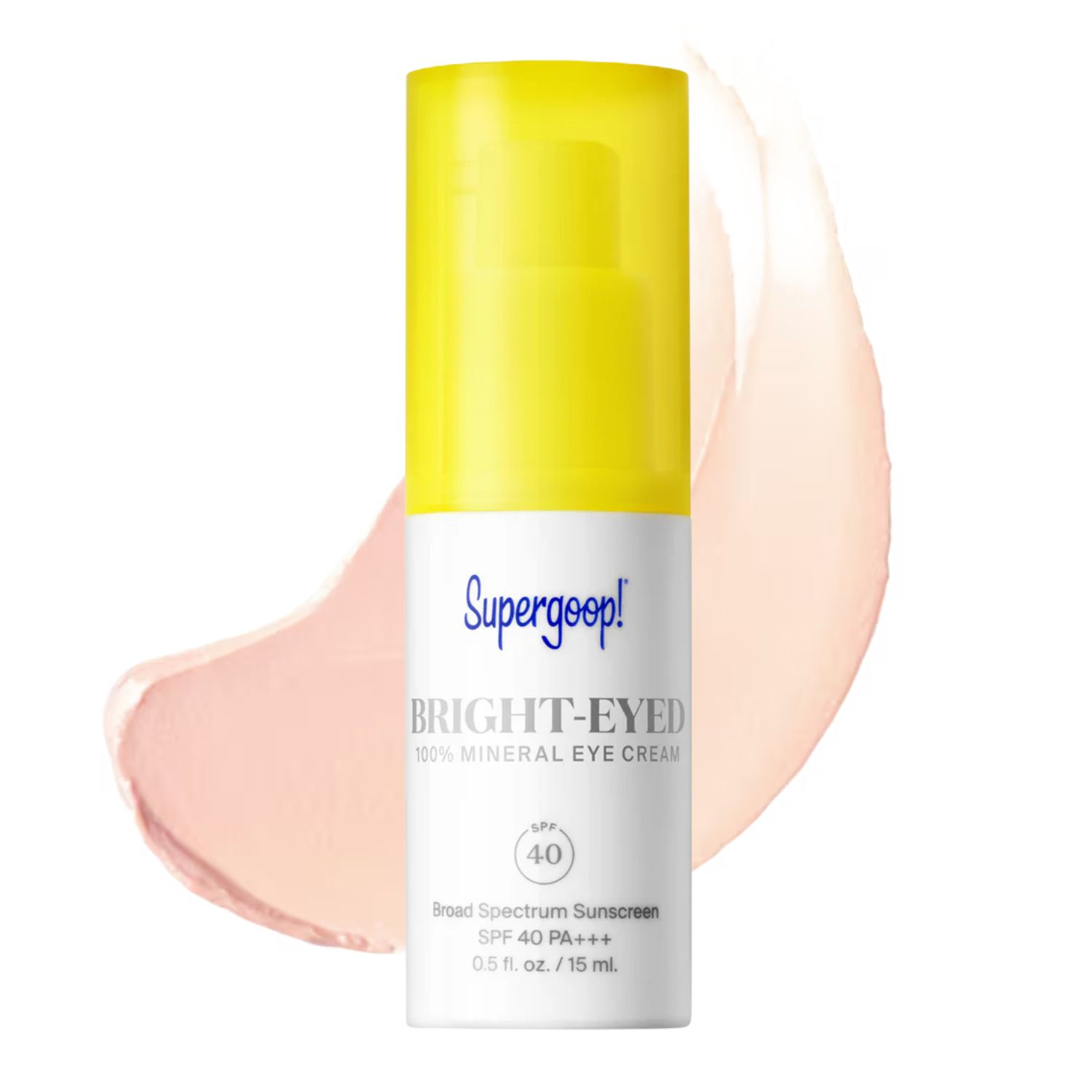 Supergoop eye cream with SPF
