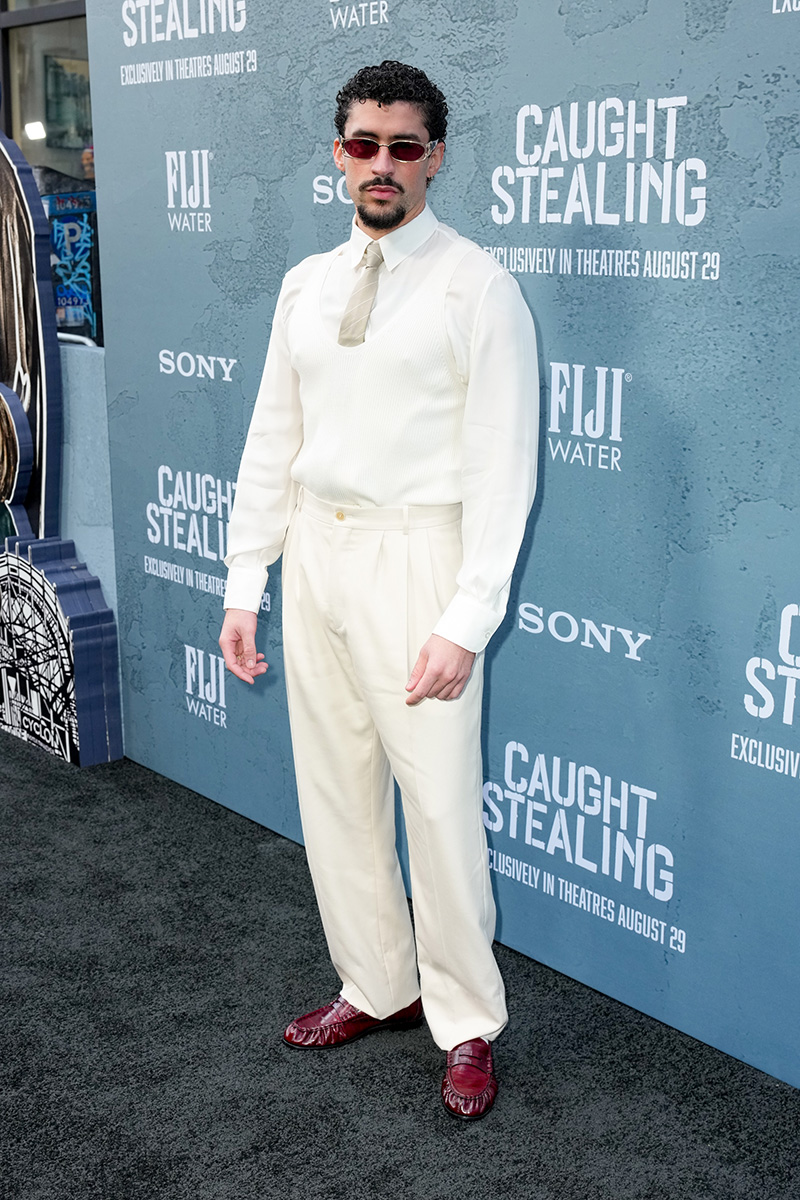 Bad Bunny wears Saint Laurent at the