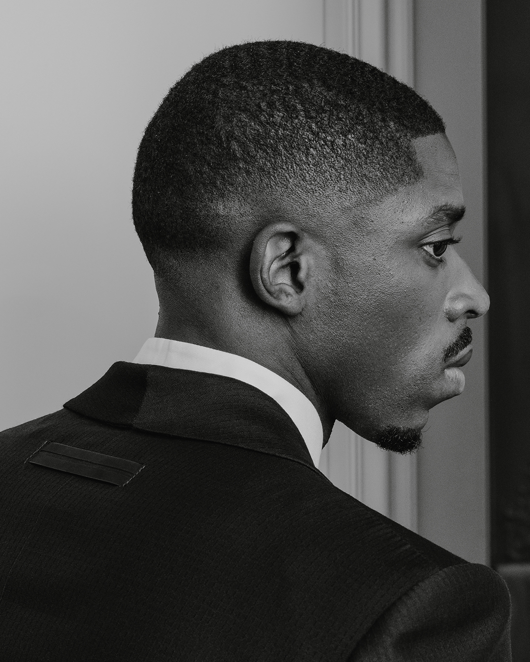 Ousmane Dembélé wearing Zegna for the 69th Ballon d'Or ceremony.