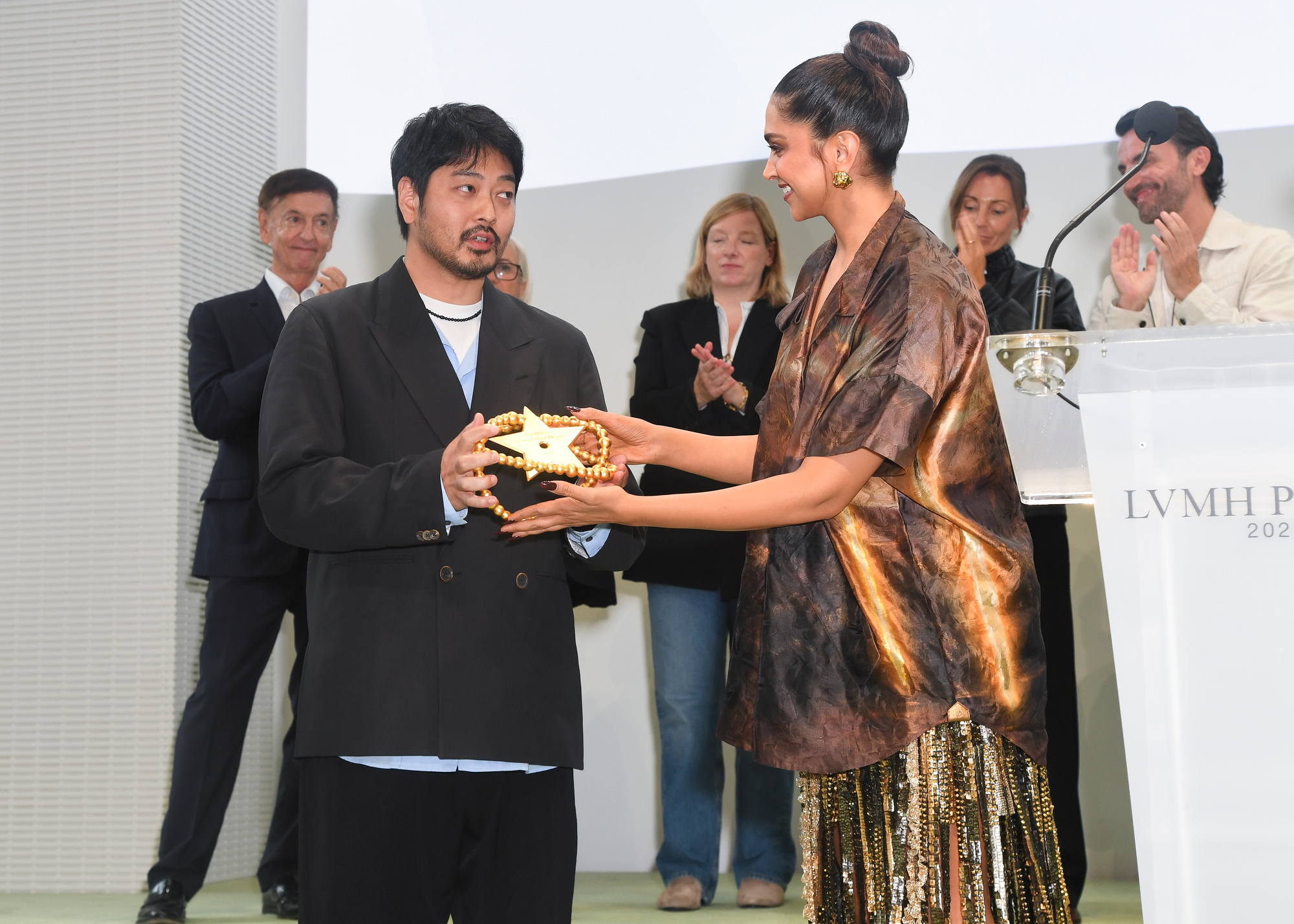 Soshi Otsuki and Deepika Padukone