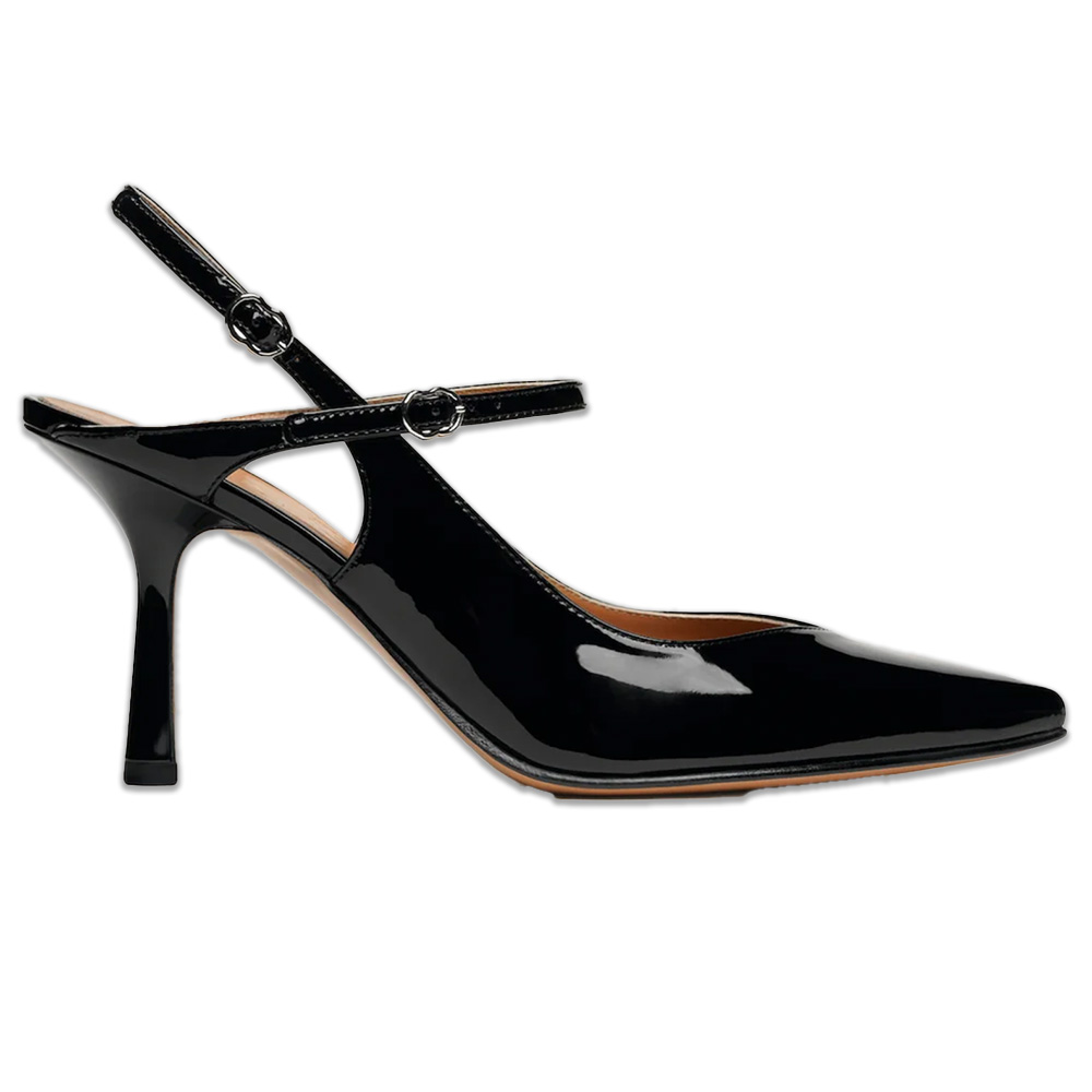 How to Shop Pamela Anderson's Leather Nomasei Stilettos: Buy Online