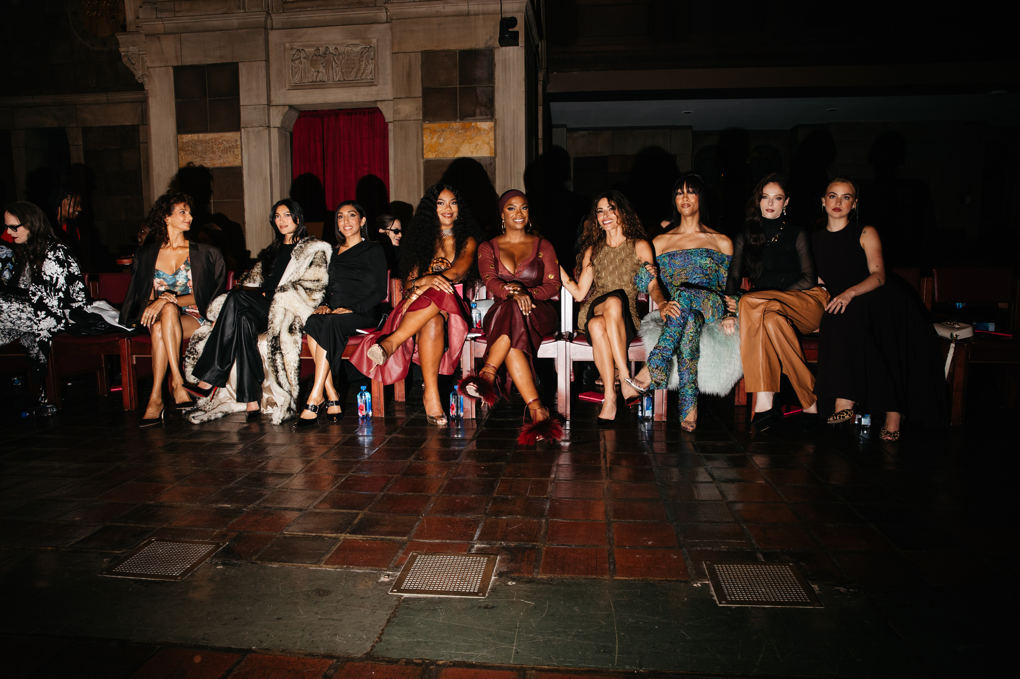 Pritika Swarup, Rupi Kaur, Riley Burruss, Kandi Burruss, Sarah Shahi, Michaela Jaé Rodriguez, Coco Rocha and Emma Brooks McAllisterat Prabal Gurung Spring 2026 Ready-to-Wear Show.