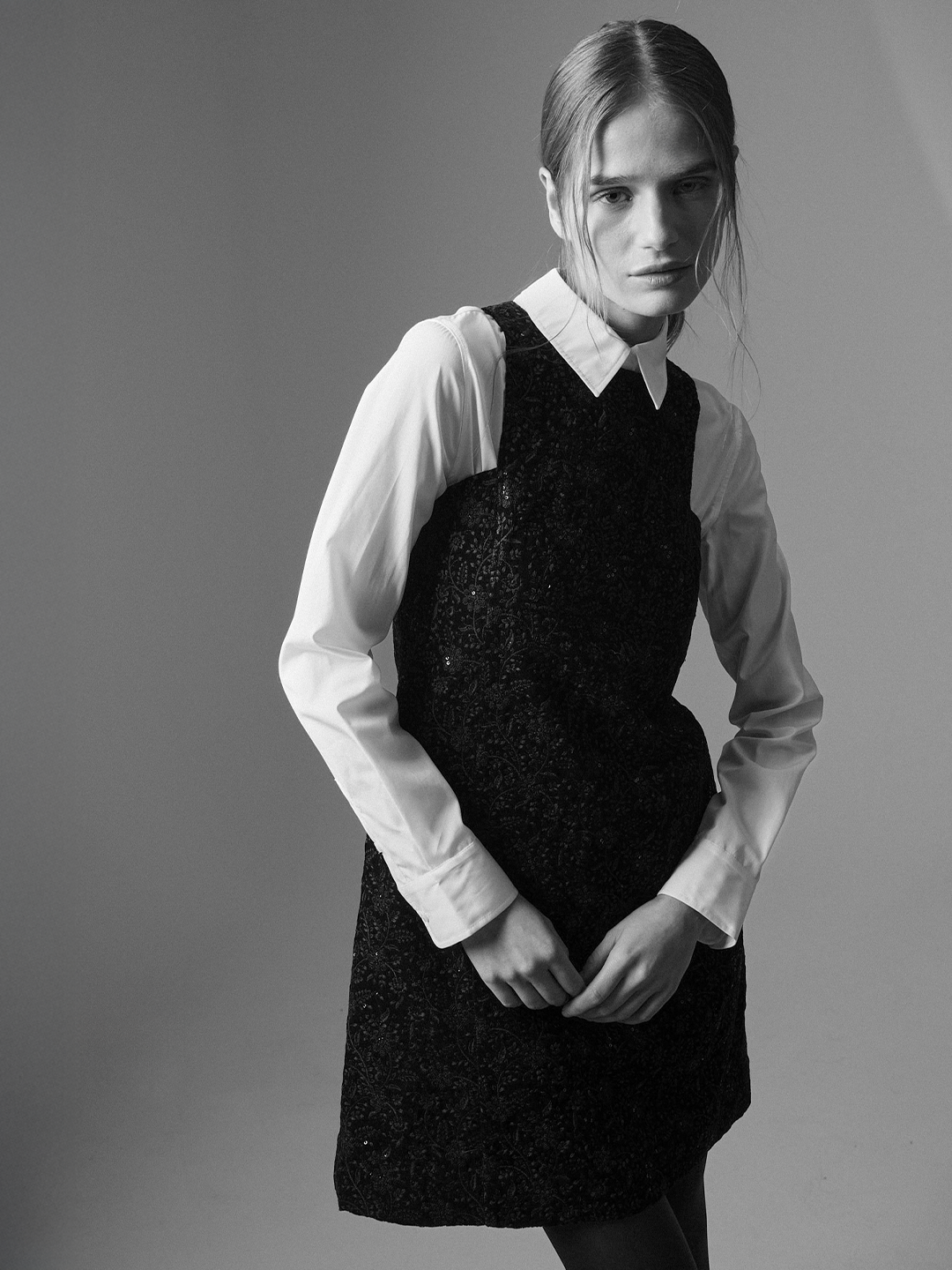 A look from Inès de la Fressange's fall 2025 collection