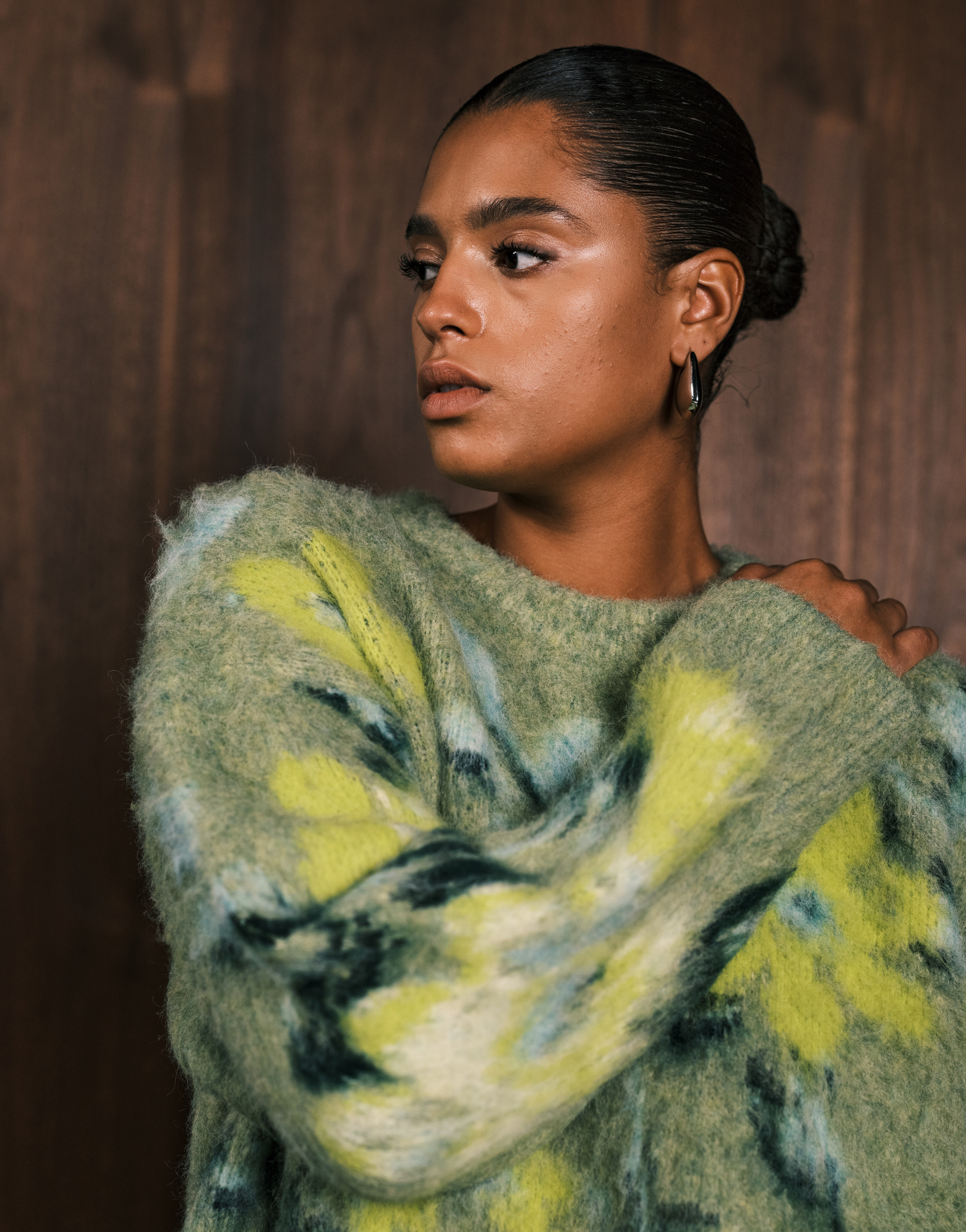 A look from Asos at the Winter Wonderland pop-up.