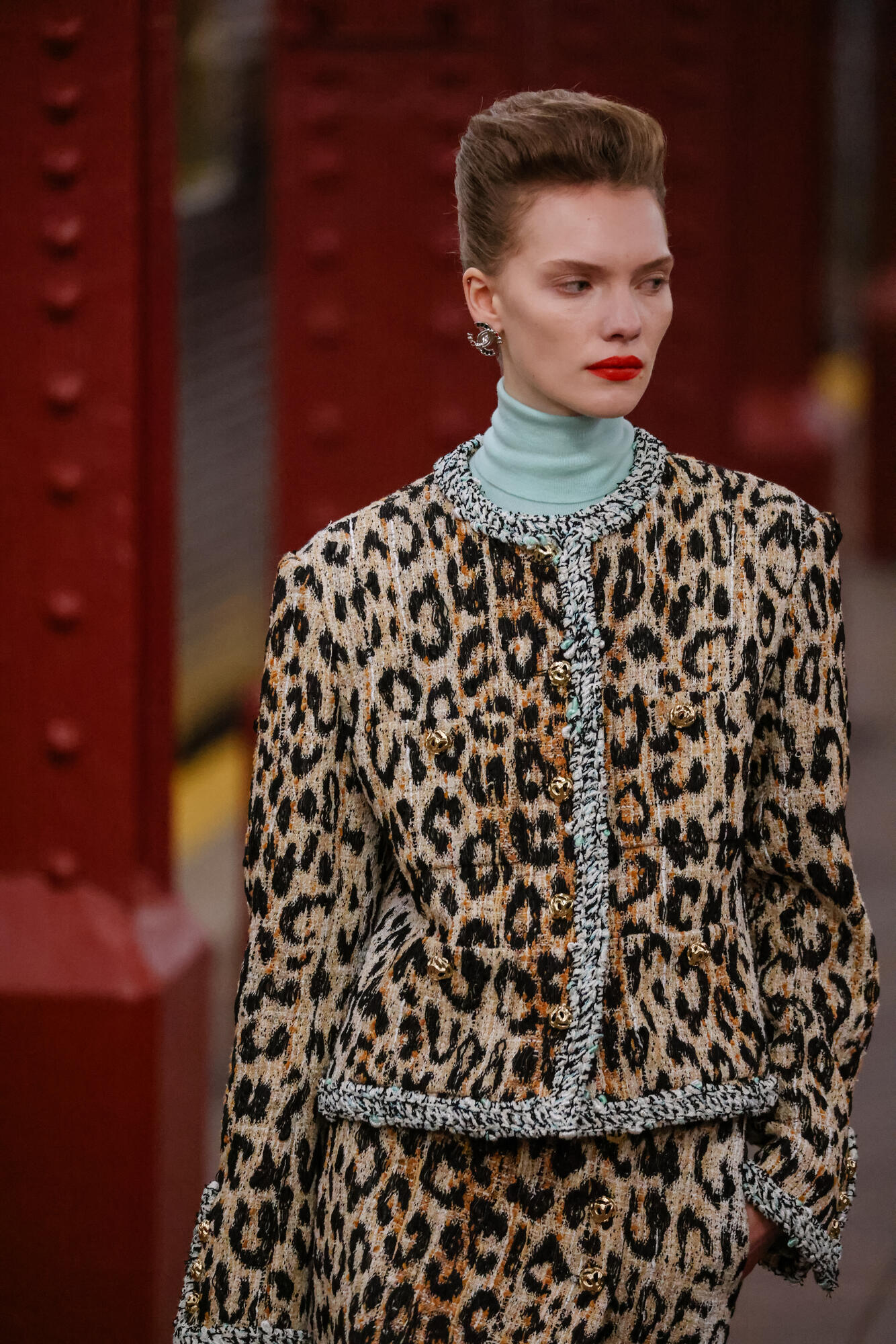model on the runway at Chanel 2025/26 Métiers d'art on December 02, 2025 in New York, New York.