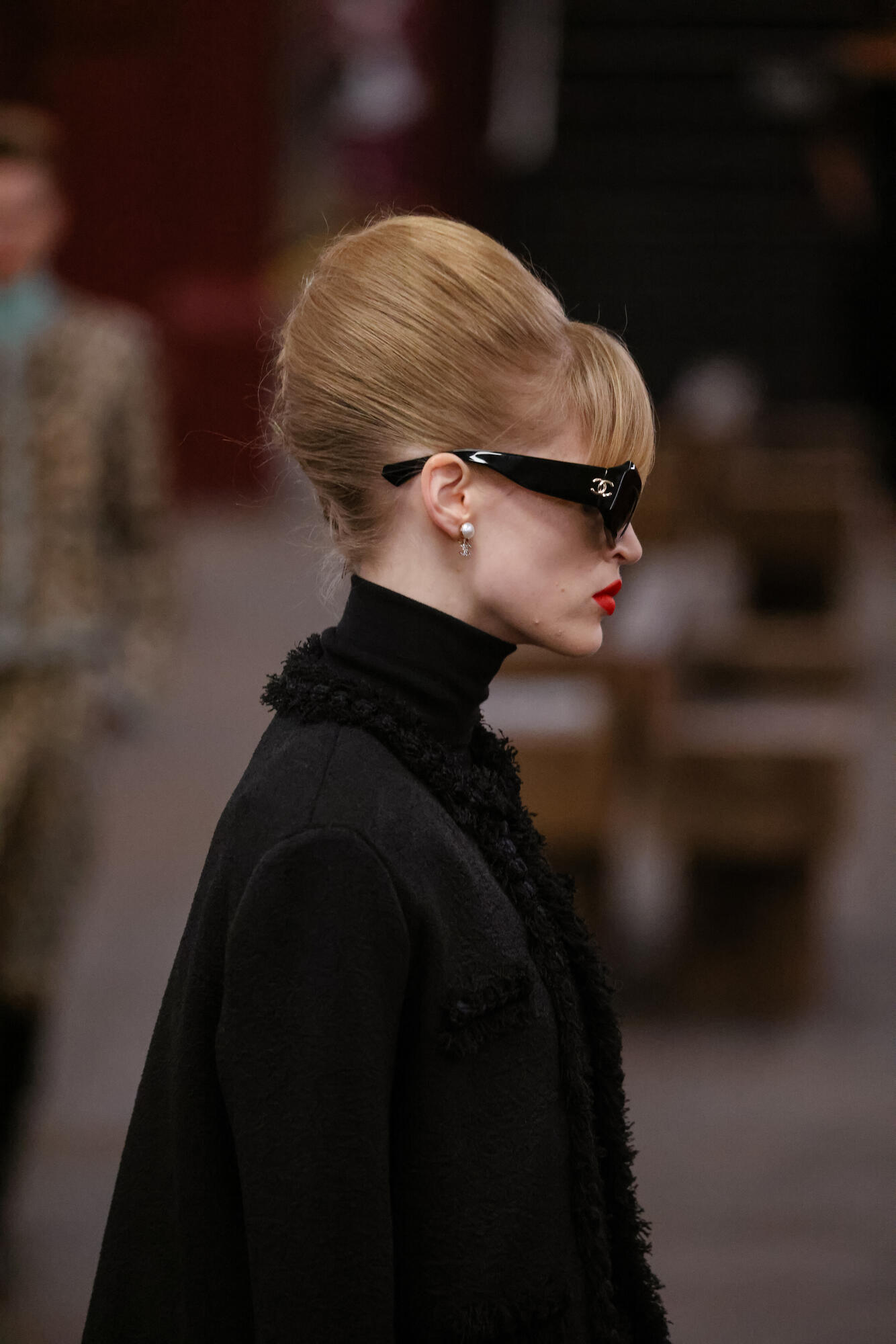 model on the runway at Chanel 2025/26 Métiers d'art on December 02, 2025 in New York, New York.
