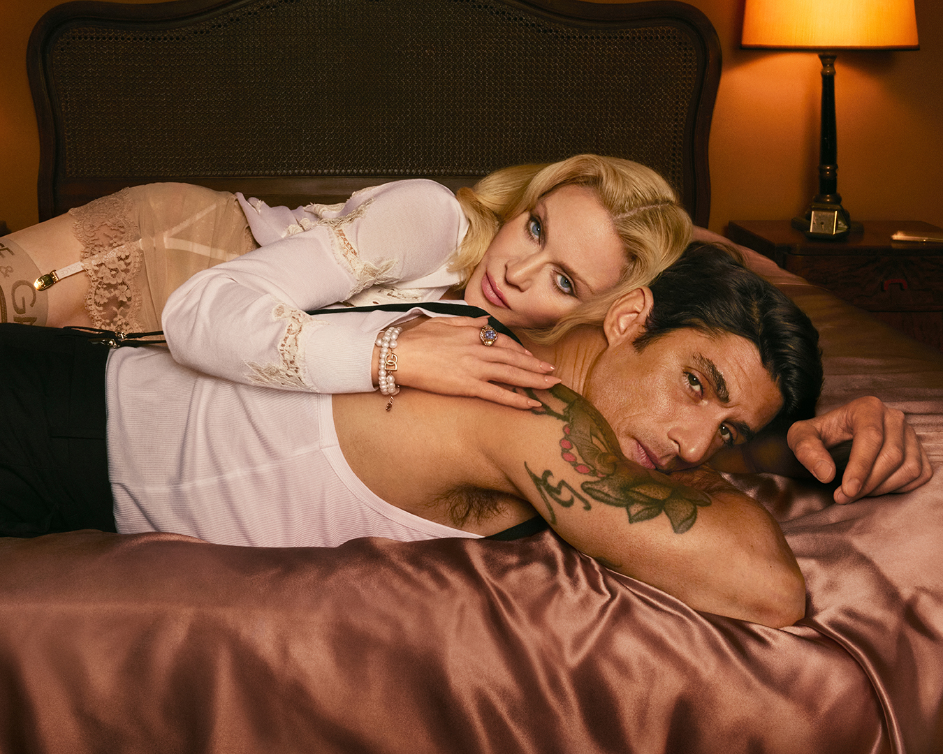 Madonna starring in the new campaign for The One fragrance franchise by Dolce&Gabbana Beauty.