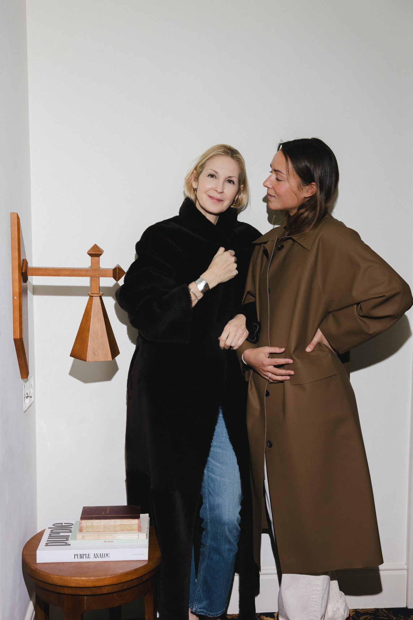 Kelly Rutherford and June Van Thillo