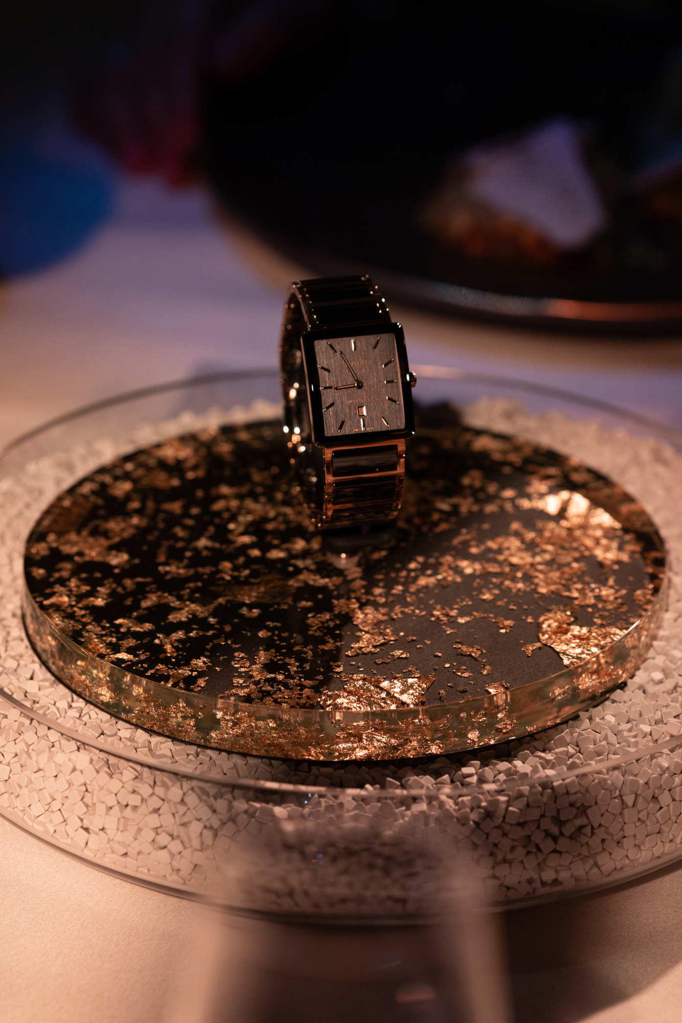 The anniversary Integral revealed at an event in the high-tech ceramic lab in Boncourt.