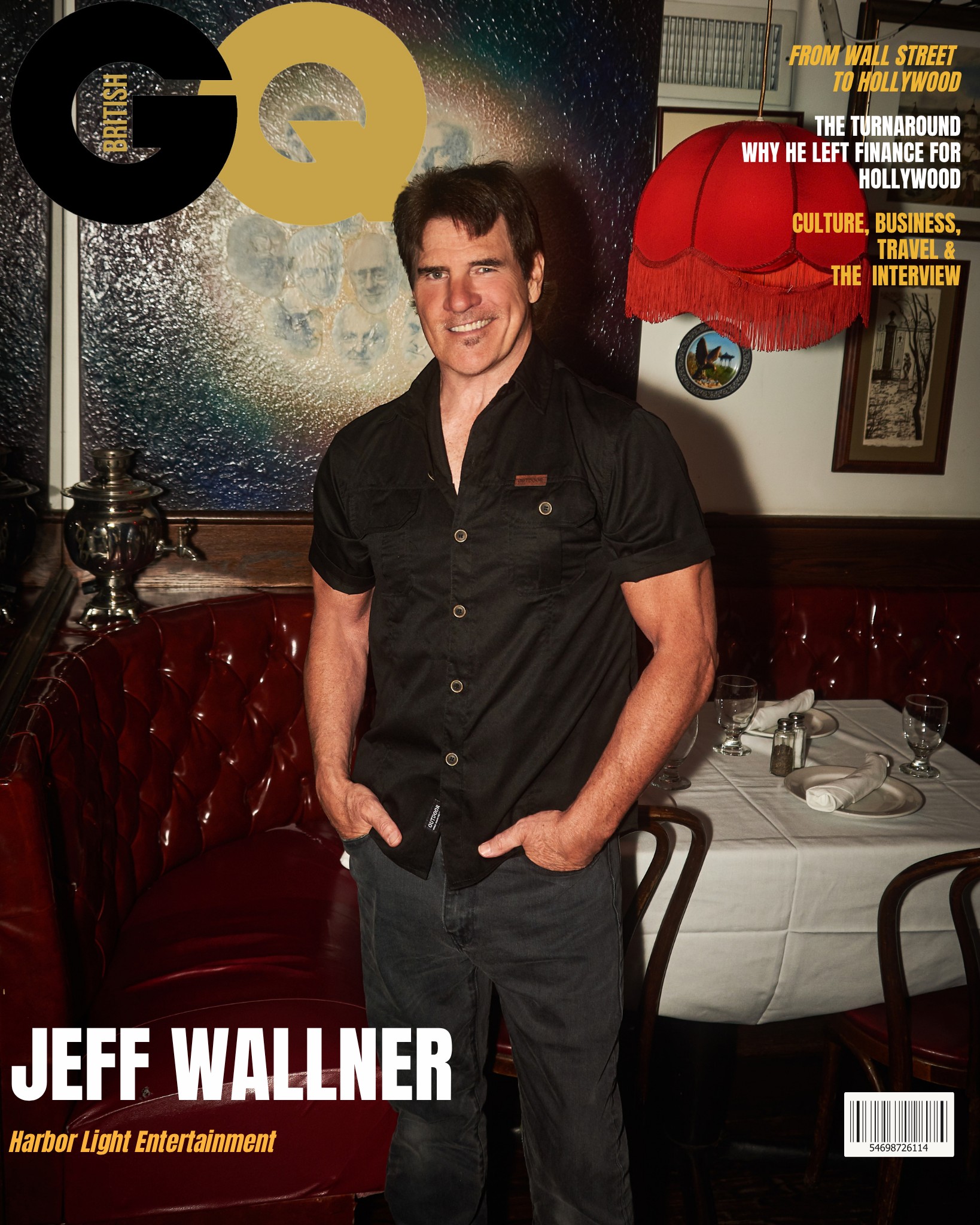 Jeff Wallner of Harbor Light Entertainment on the cover of British GQ Lifestyle: From Wall Street to Hollywood